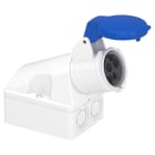 Schneider Electric - Mureva - socle de prise industrielle - 16 A - 2P+T - 200-250 V CA - IP44