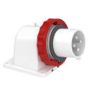 Schneider Electric - Mureva - socle de connecteur industriel - 32 A - 3P+T - 380-415V CA - IP67