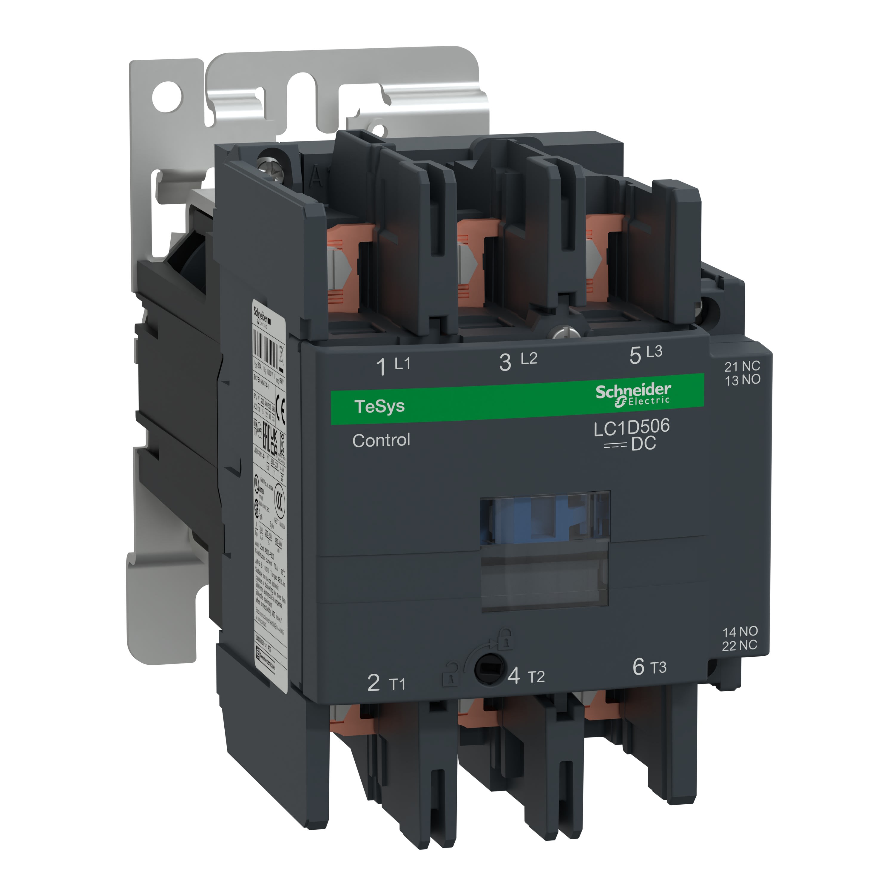 Schneider Electric - TeSys LC1D - contacteur inverseur - 3P - AC-3 440V 50A - bobine 110Vcc