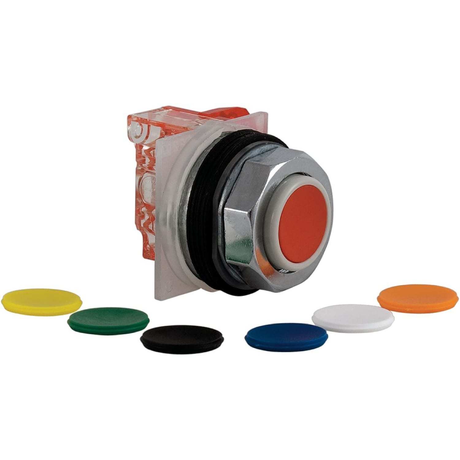 Schneider Electric - Harmony 9001K - bouton-poussoir - choix 7 couleurs - D30 - a imp.depassant - 1F