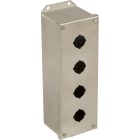 Schneider Electric - Harmony 9001K - poste de commande vide - acier inoxydable - 4 découpes - Ø30