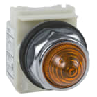 Schneider Electric - Harmony 9001K - voyant octogonal - Ø30 - IP66 - ambre - lampe BA9s - 230V -borne