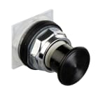 Schneider Electric - Harmony 9001K - BP coup poing non lum.- clips.- noir - Ø30 - rond - momentané