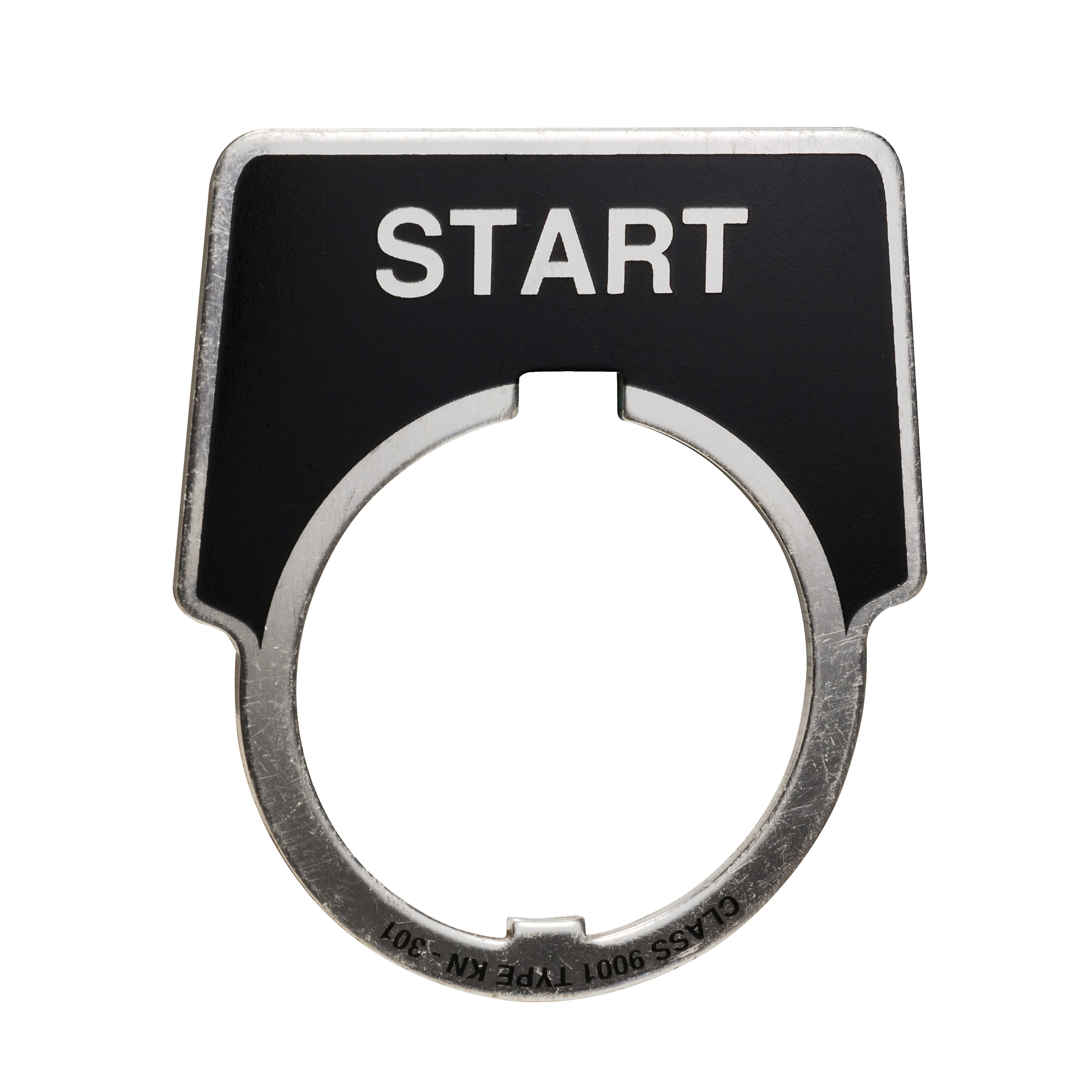 Schneider Electric - Harmony - Etiquette metallique pour bouton poussoir 30mm