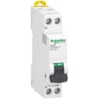 Schneider Electric - Acti9 iDT40N - Disjoncteur modulaire - 1P+N - 1A - Courbe C - 6000A-10kA