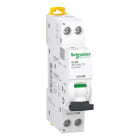 Schneider Electric - Acti9 iDT40N - Disjoncteur modulaire - 1P+N - 1A New - Courbe D - 6000A/10kA