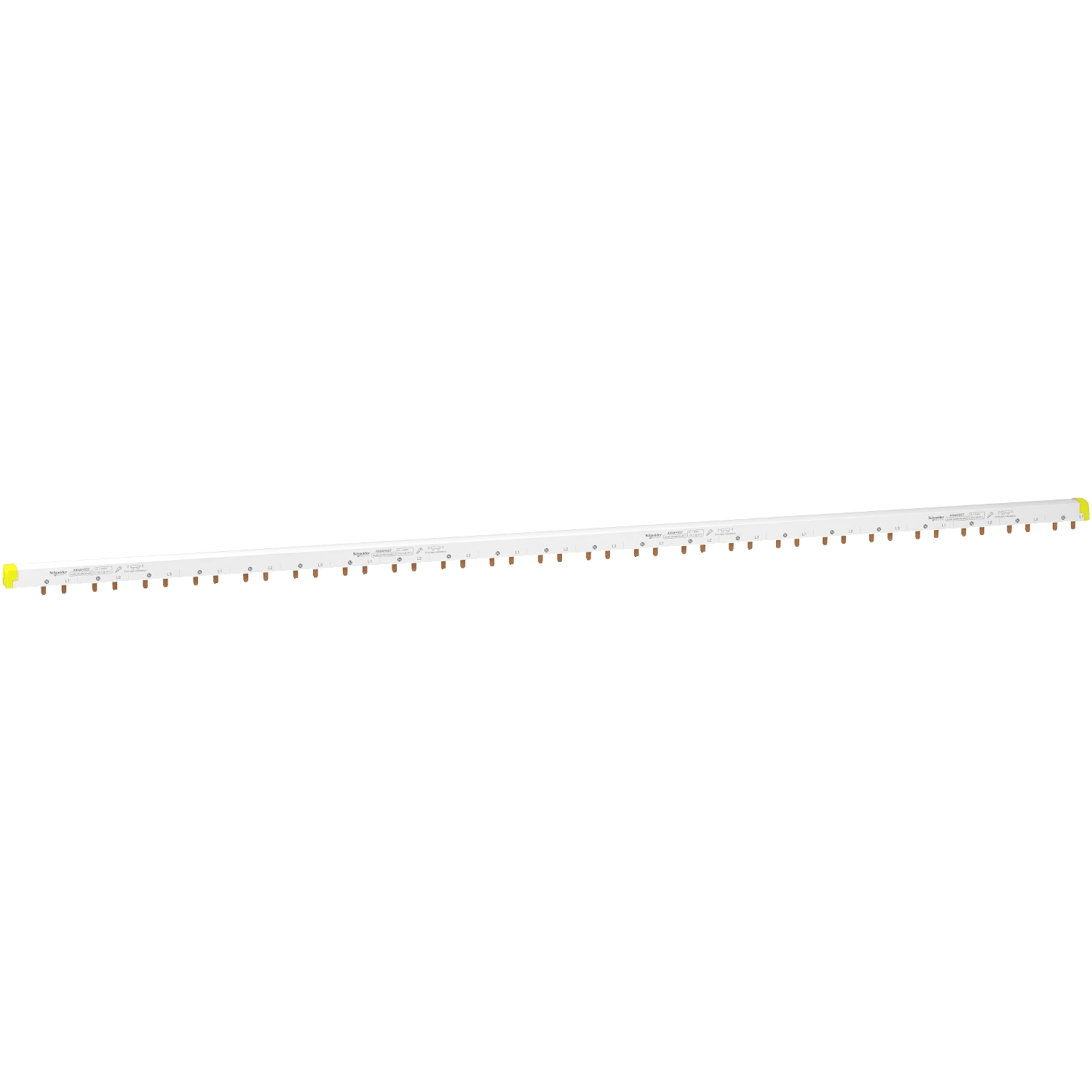 Schneider Electric - Acti9 iC60 - peigne à dents - 3 x auxiliaire+N+1P - 100A - 57 modules 18mm