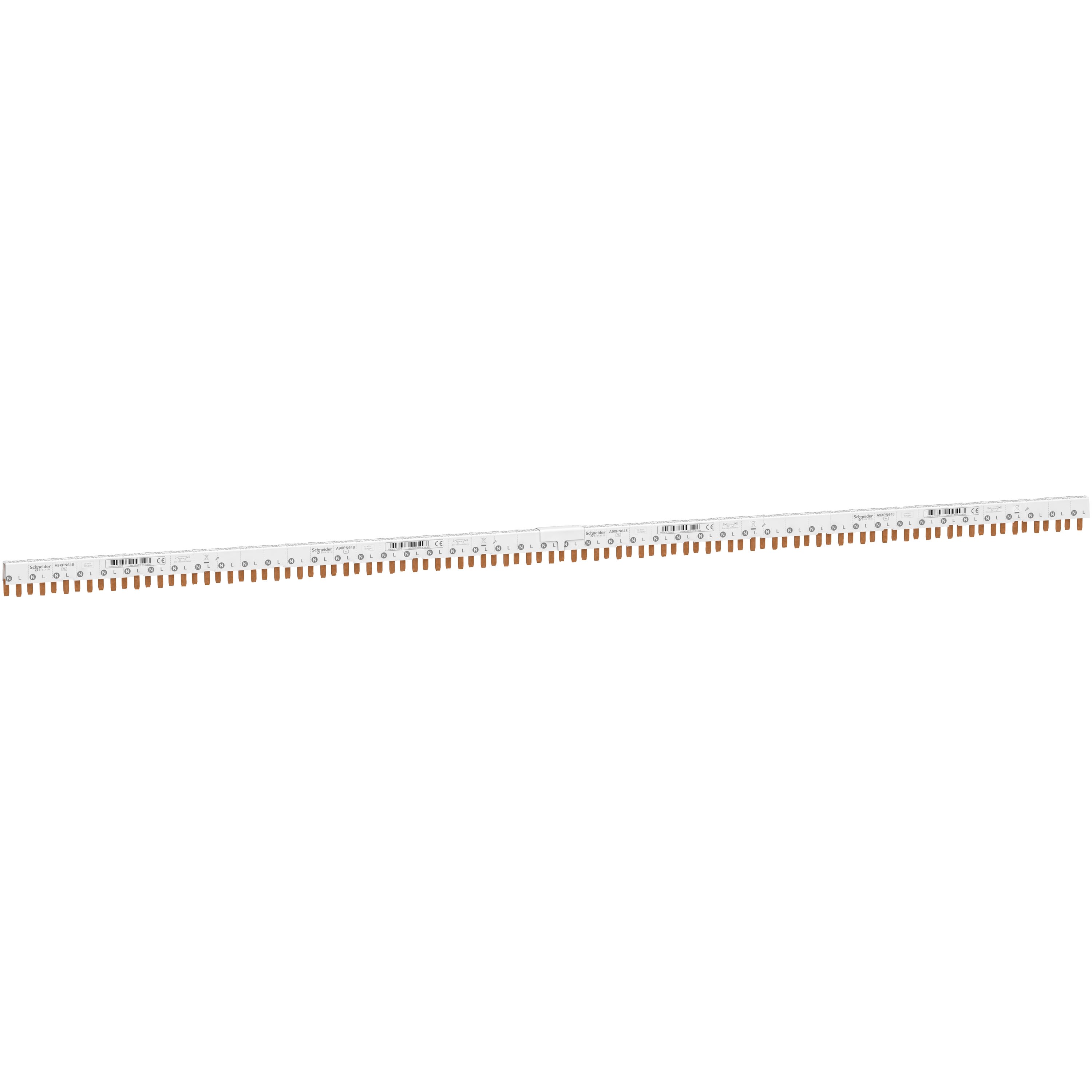 Schneider Electric - Acti9 iDT40 - Peigne horizontal - 1P+N - 48 modules de 18mm - 80A