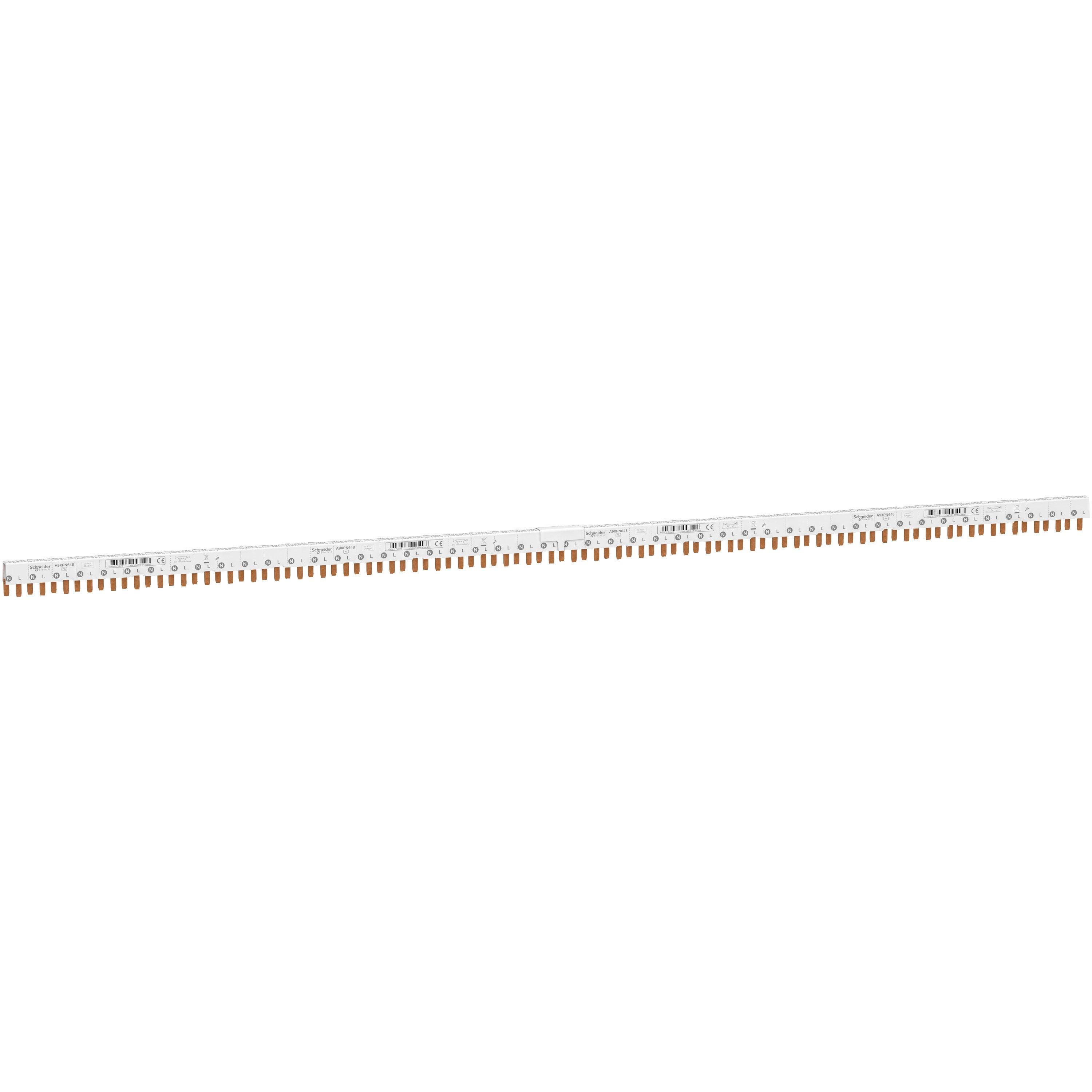 Schneider Electric - Acti9 iDT40 - Peigne horizontal - 1P+N - 48 modules de 18mm - 80A