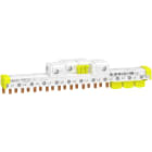 Schneider Electric - Acti9 iDT40 - Peigne horiz. avec connecteur - 3P+N - 12 modules de 18mm - 63A