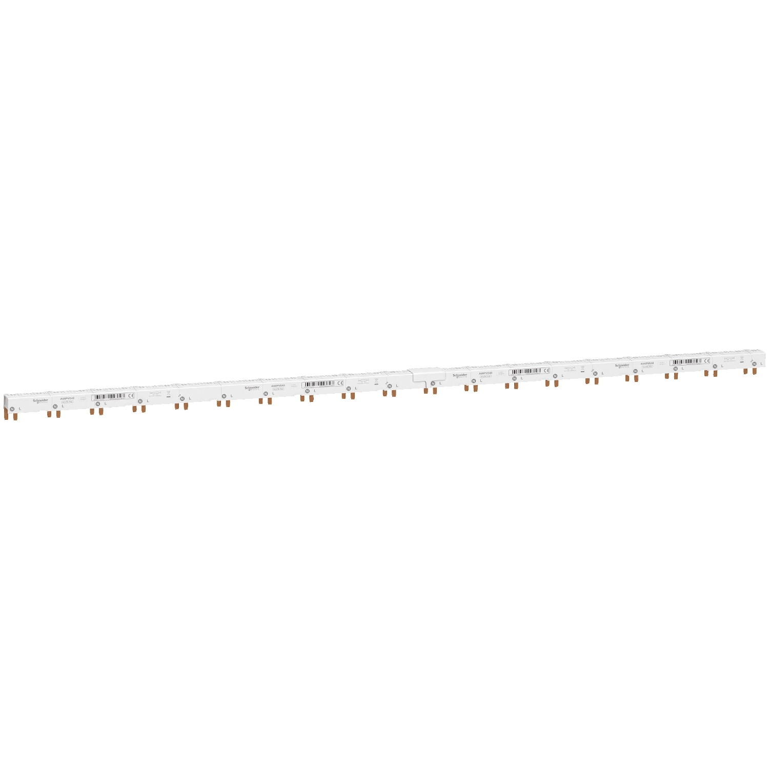 Schneider Electric - Acti9 iDT40 - Répartiteur horizontal - 1P+N avec Aux et Vigi 9 mm - 48 modules