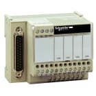 Schneider Electric - Telefast ABE7 - embase de raccordement - pour distribution de 4 sorties analog.