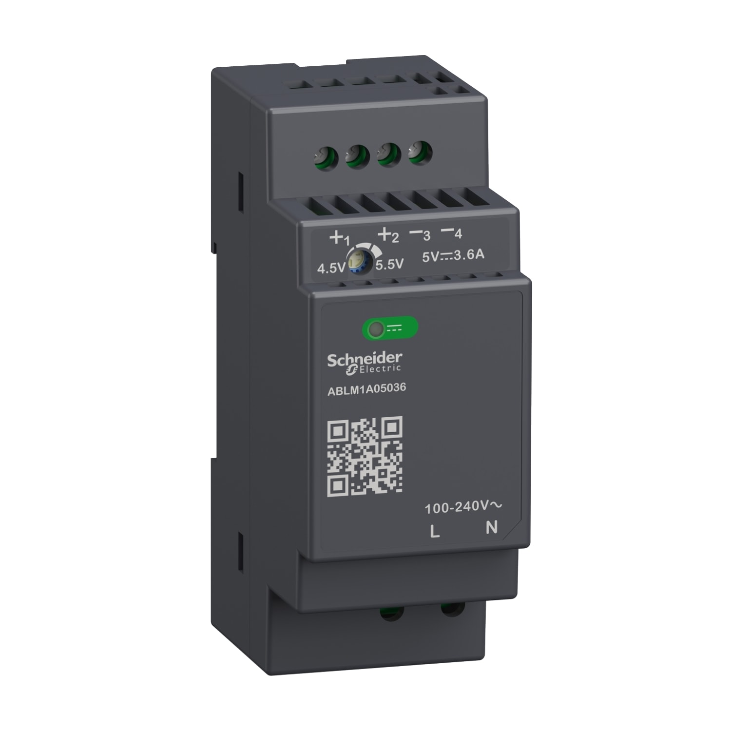 Schneider Electric - Modicon ABL - alimentation à découpage - 3,6A - 100 à 240Vca mono/biphasé - 5Vcc