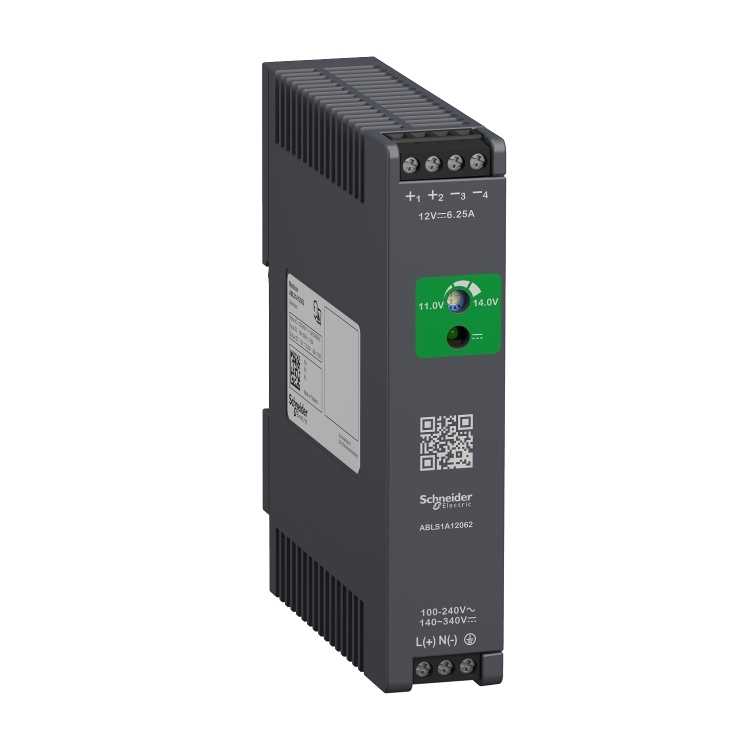 Schneider Electric - Modicon ABL - alimentation à découpage - 6,2A - 100à240Vca mono/biphasé - 12Vcc