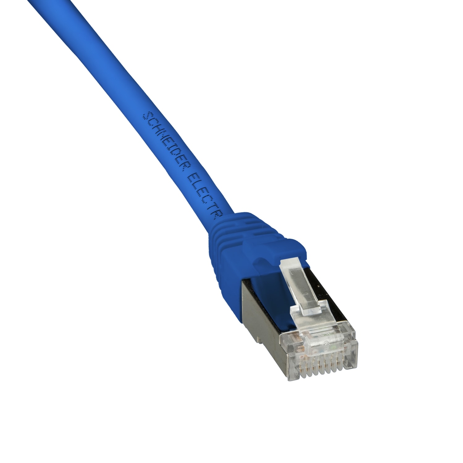 Schneider Electric - Actassi - cordon CL-MNC S/FTP 4 paires cat. 6A LSZH - 0,5 mètre - bleu