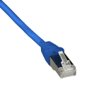 Schneider Electric - Actassi - cordon CL-MNC F/UTP 4 paires cat. 6 LSZH - 1 mètre - bleu