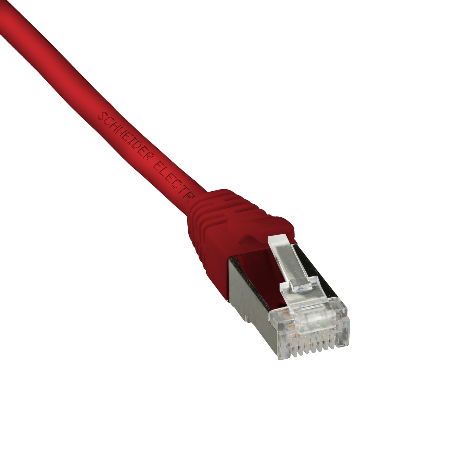 Schneider Electric - Actassi - cordon CL-MNC F/UTP 4 paires cat. 6 LSZH - 1 mètre - rouge