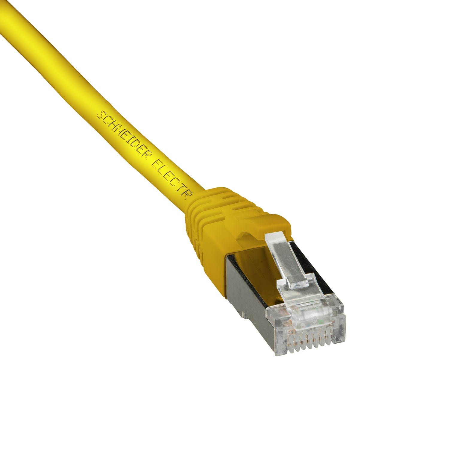 Schneider Electric - Actassi - cordon CL-MNC F/UTP 4 paires cat. 6 LSZH - 2 mètres - jaune