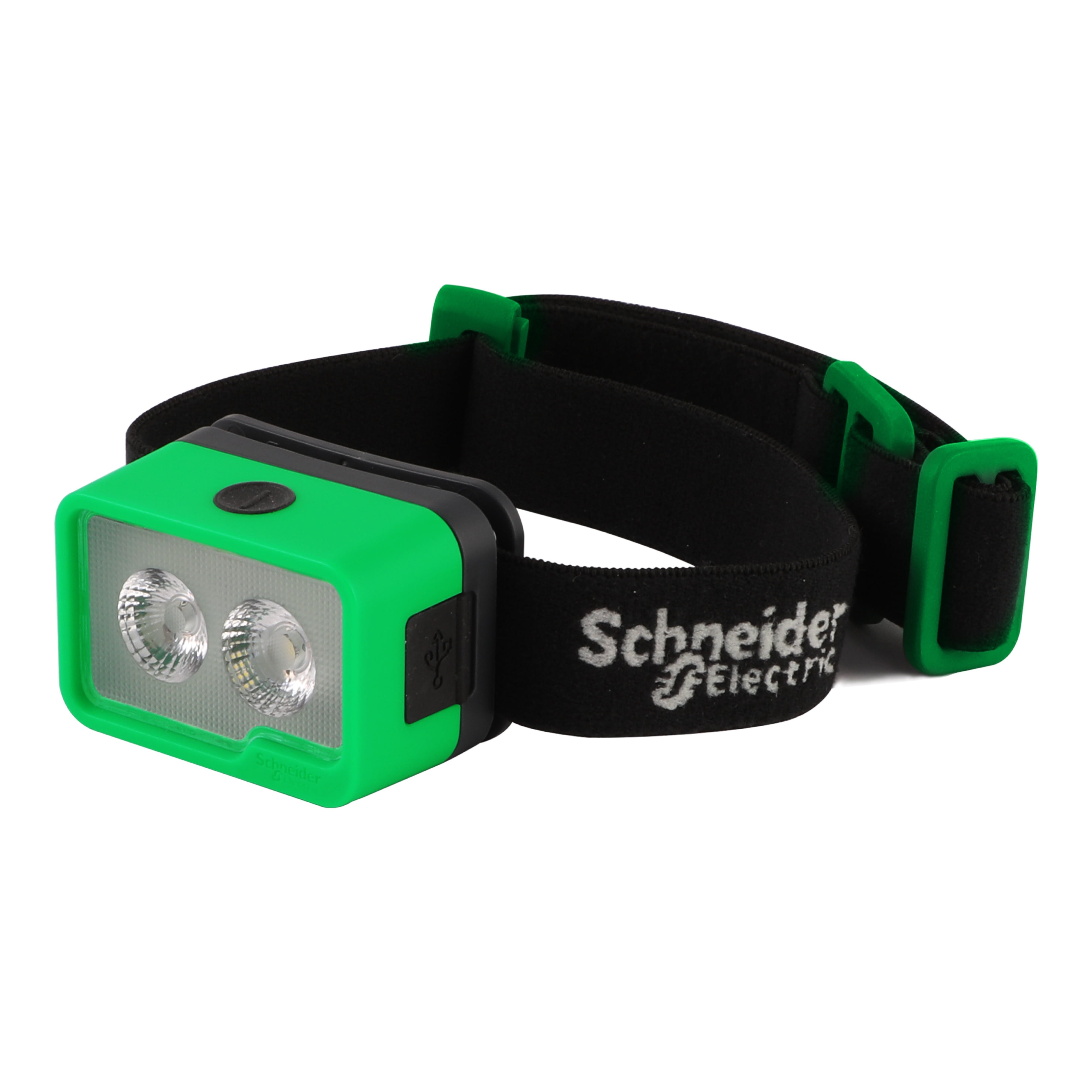 Schneider Electric - Lampe frontale rechargeable Mobiya Front - 60 lumens - 10 heures d'autonomie