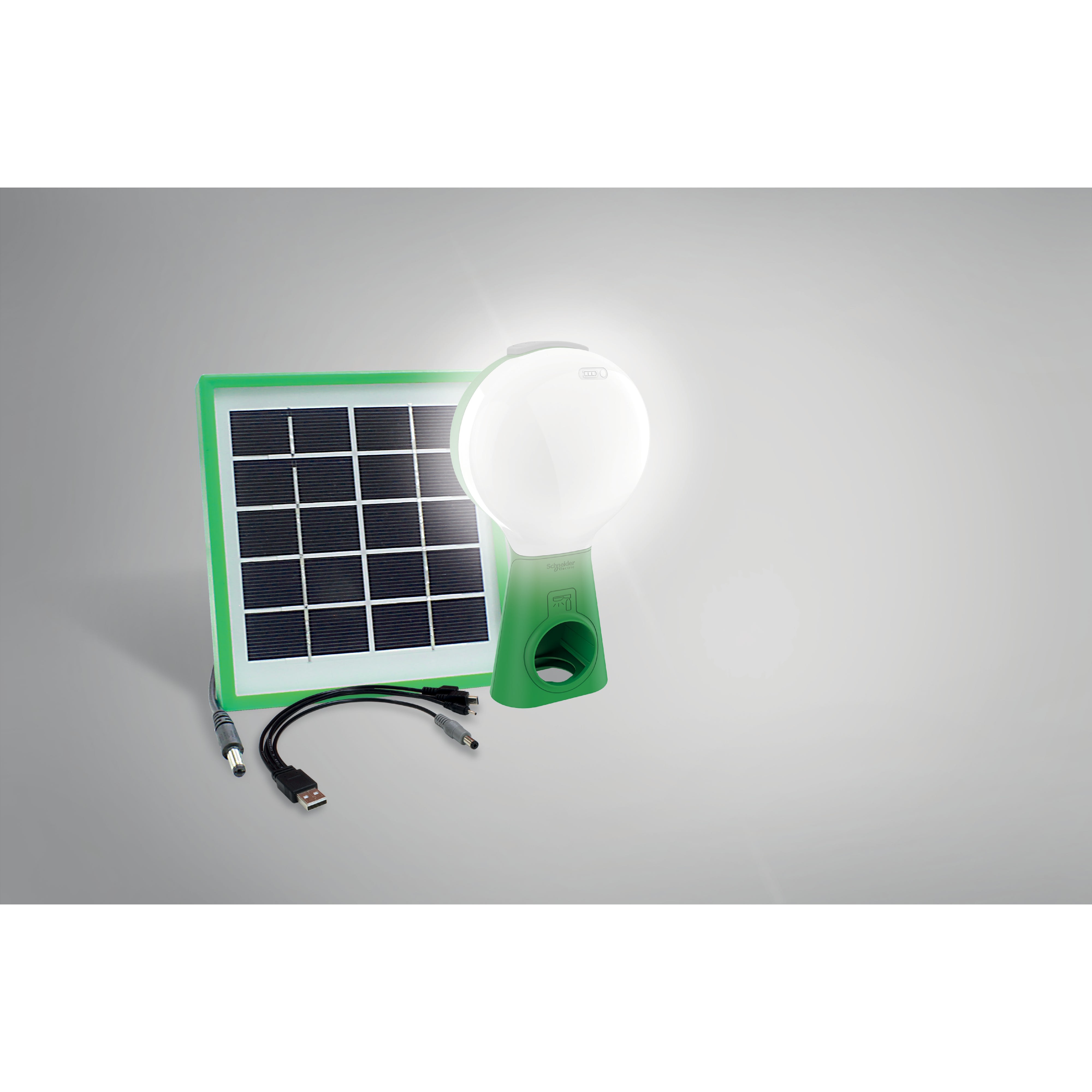 Schneider Electric - Lampe Solaire Mobiya Lite - 4 flux lumineux de 10 à 110 lm