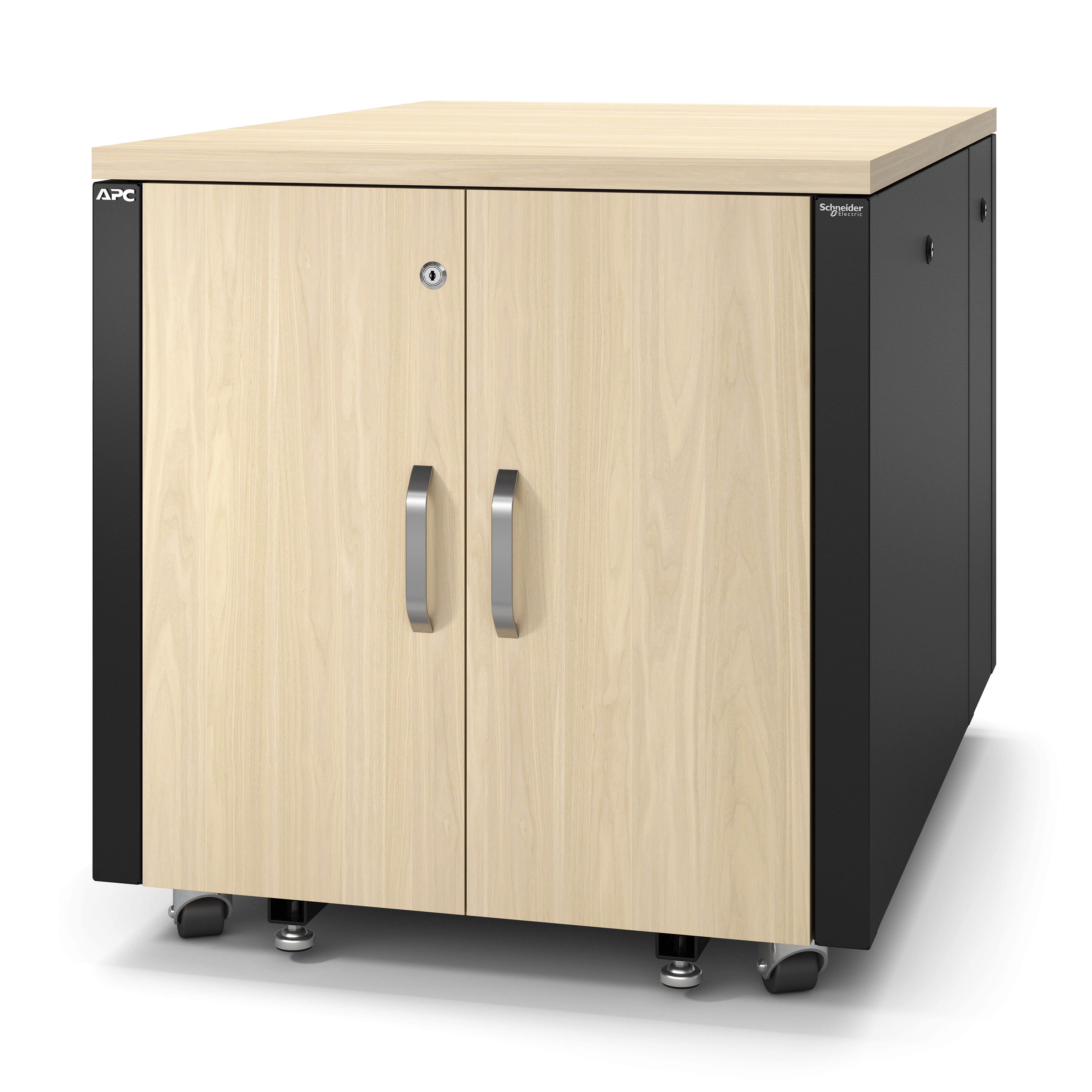 Schneider Electric - APC NetShelter - Rack informatique insonorisé - 12U - Finition Erable