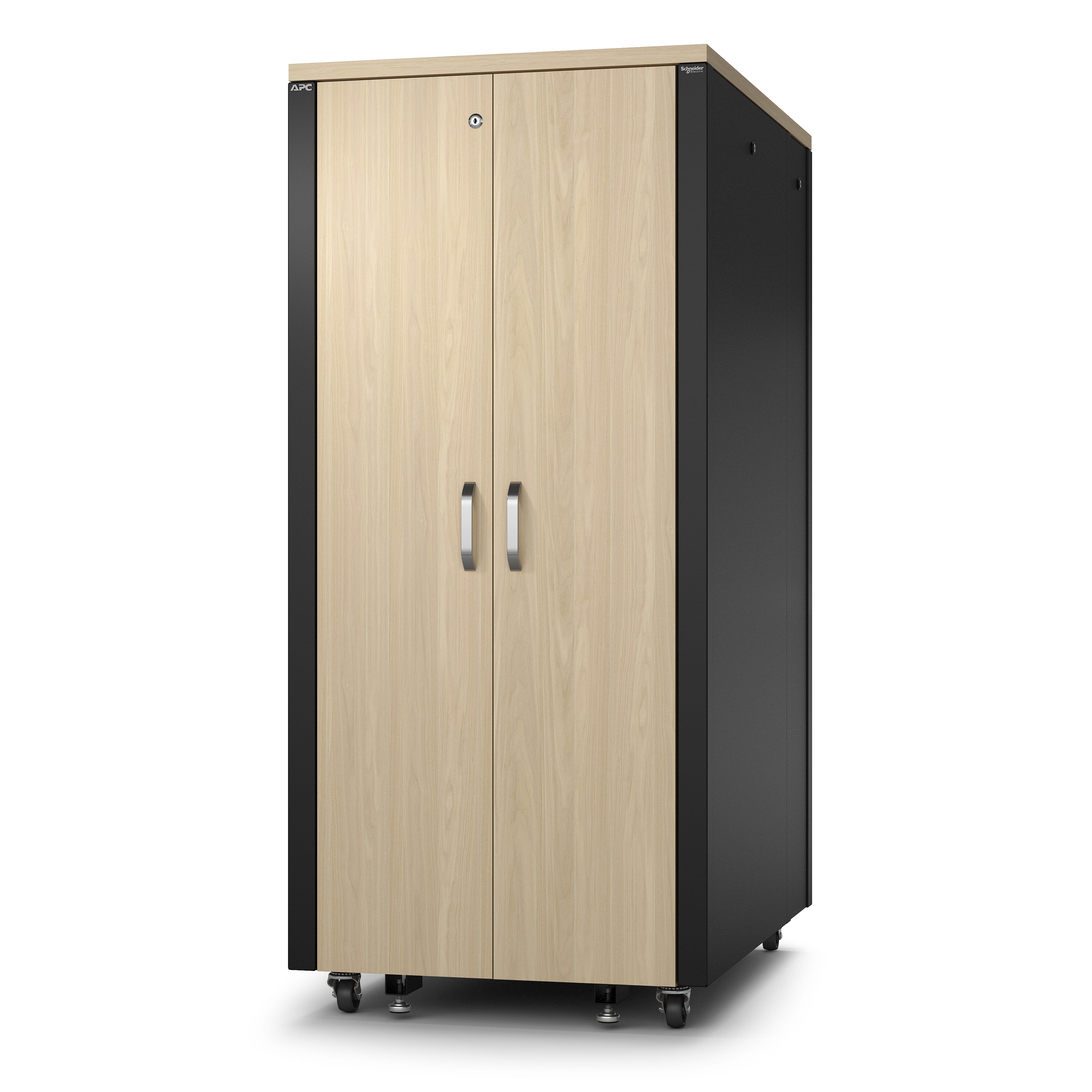 Schneider Electric - APC NetShelter - Rack informatique insonorisé - 32U - Finition Erable