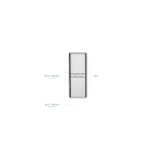 Schneider Electric - Porte avant de rechange NSX2 42U Largeur 600mm noire