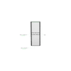 Schneider Electric - Porte avant de rechange NSX2 42U Largeur 750mm noire