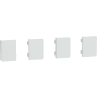 Schneider Electric - SpaceLogic KNX - D-Life - Dynamique - 4 touches petites - Blanc lotus