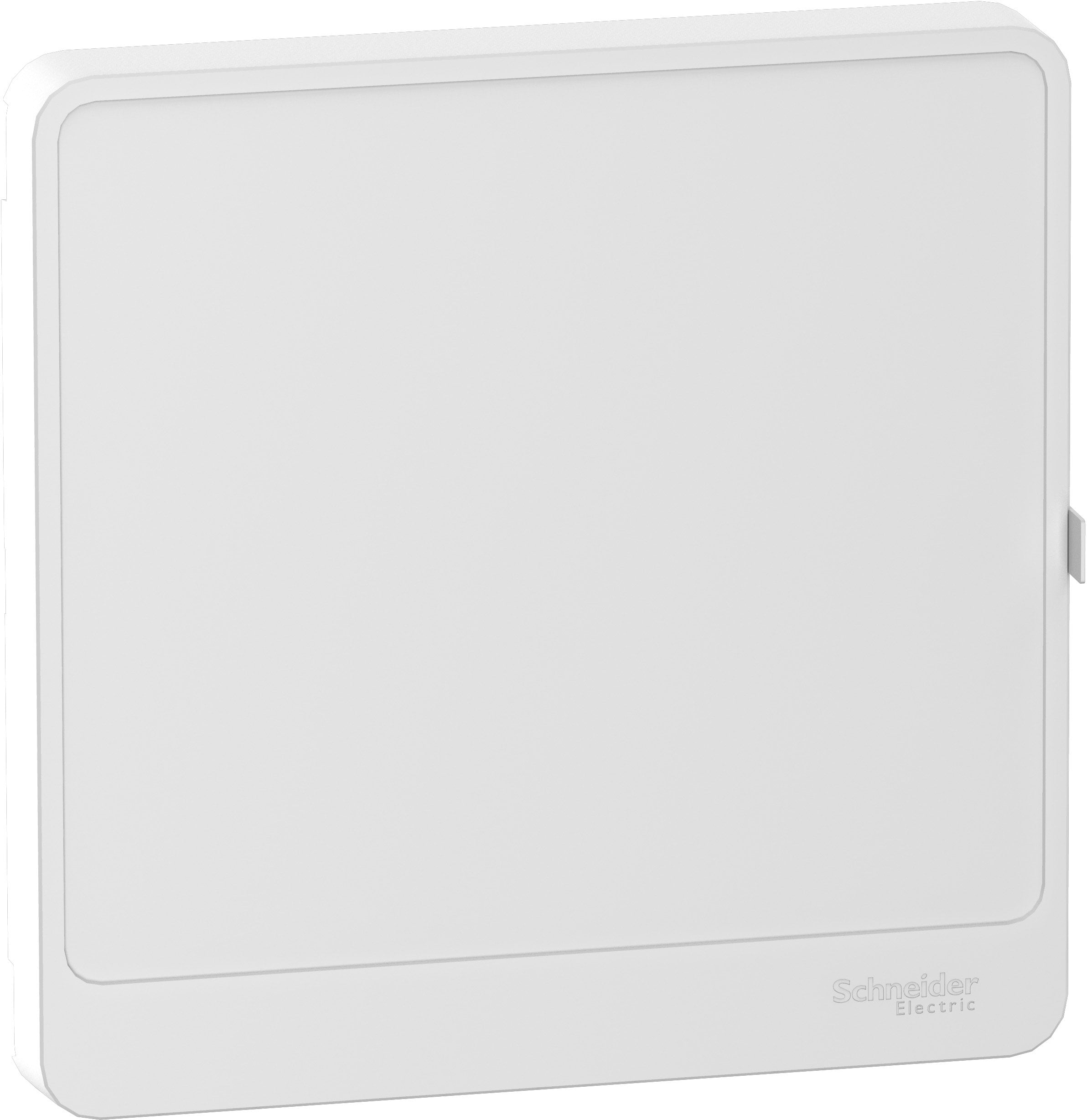 Schneider Electric - Resi9 - Porte Styl blanche (RAL 9003) pour coffret 1 rangée de 13 modules