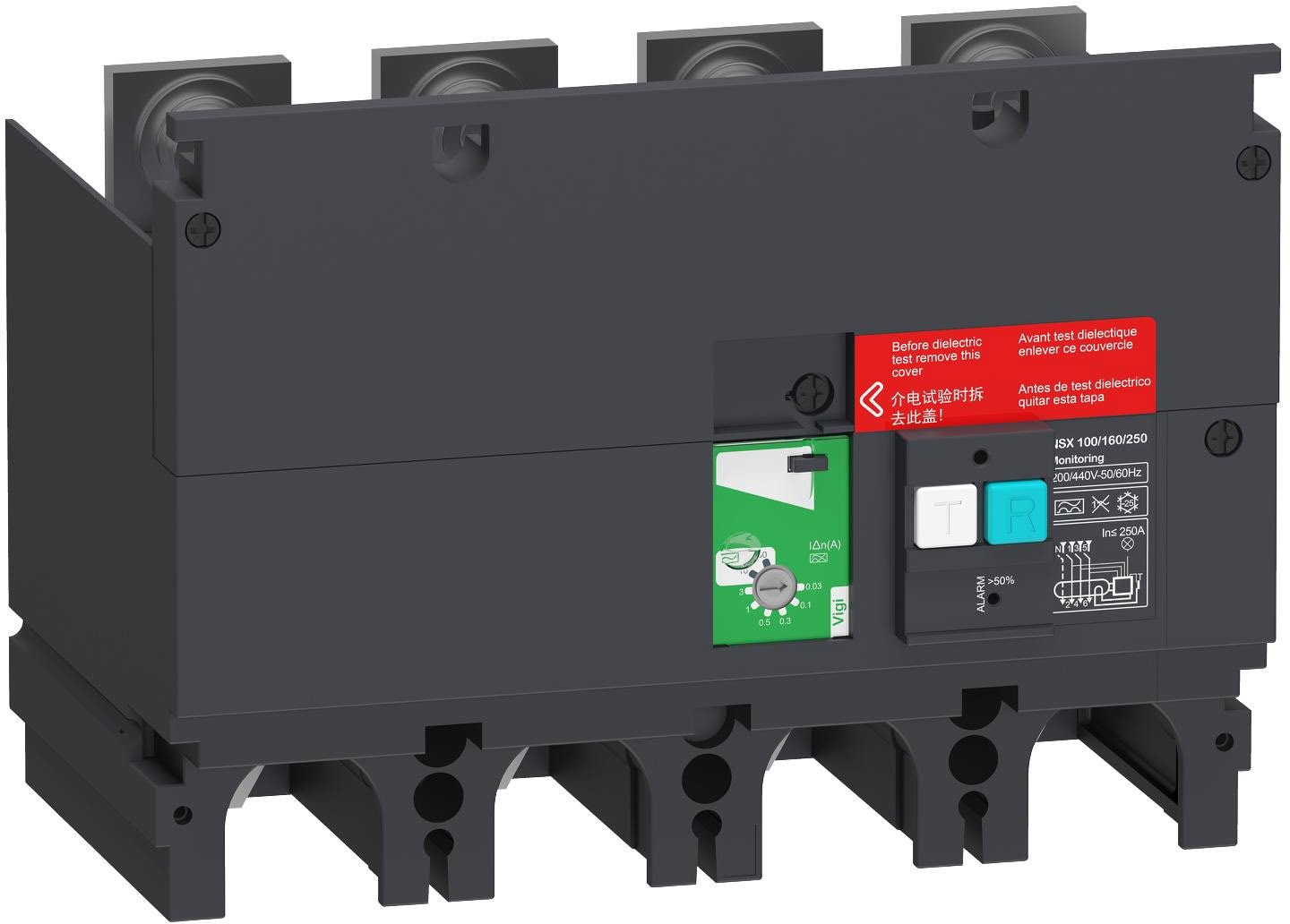 Schneider Electric - ComPacT NSX - VigiPacT bloc additionnel avec alarme - 4P pour NSX250