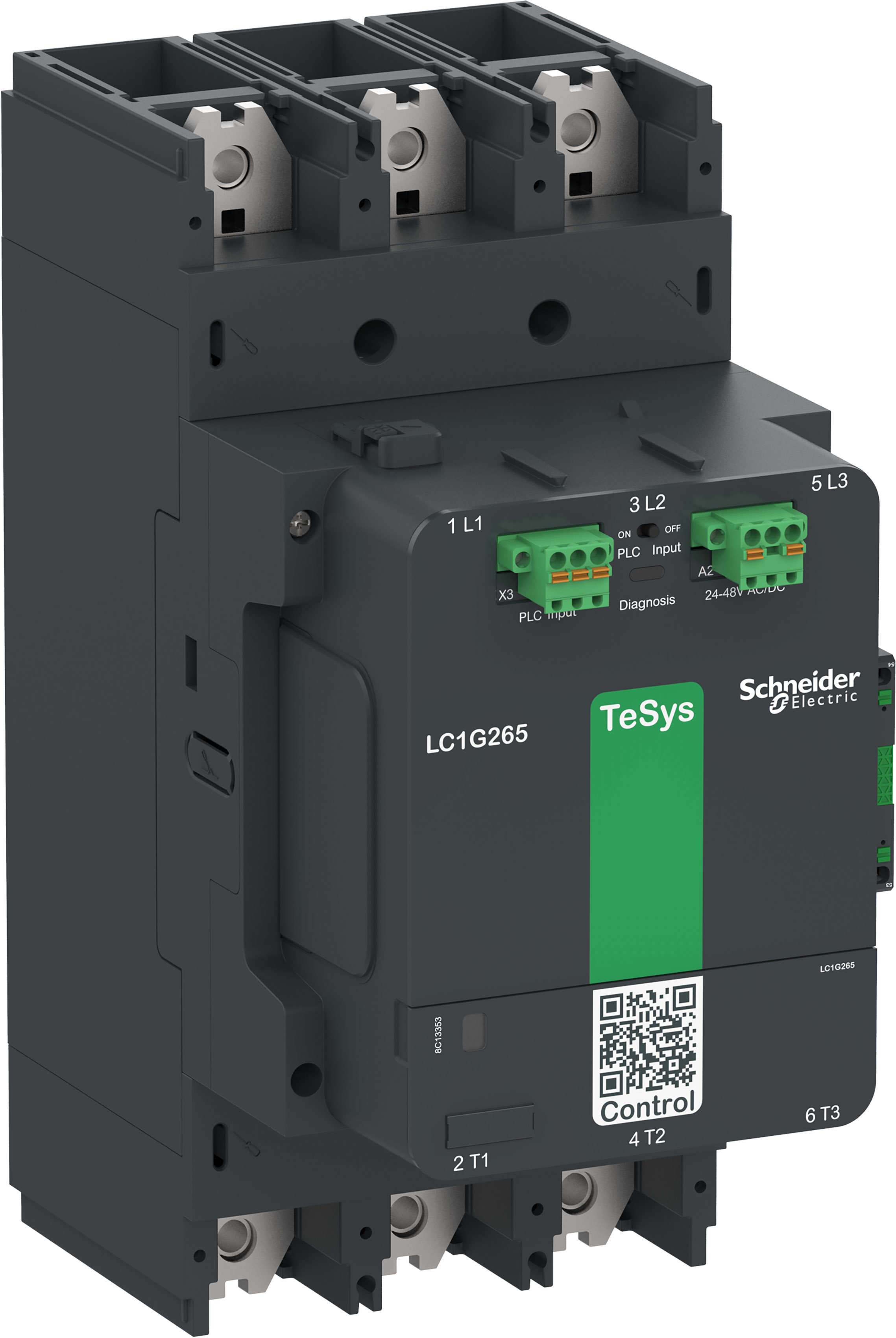 Schneider Electric - Contacteur TeSysG500 3P Advanced 48-130V ACDC