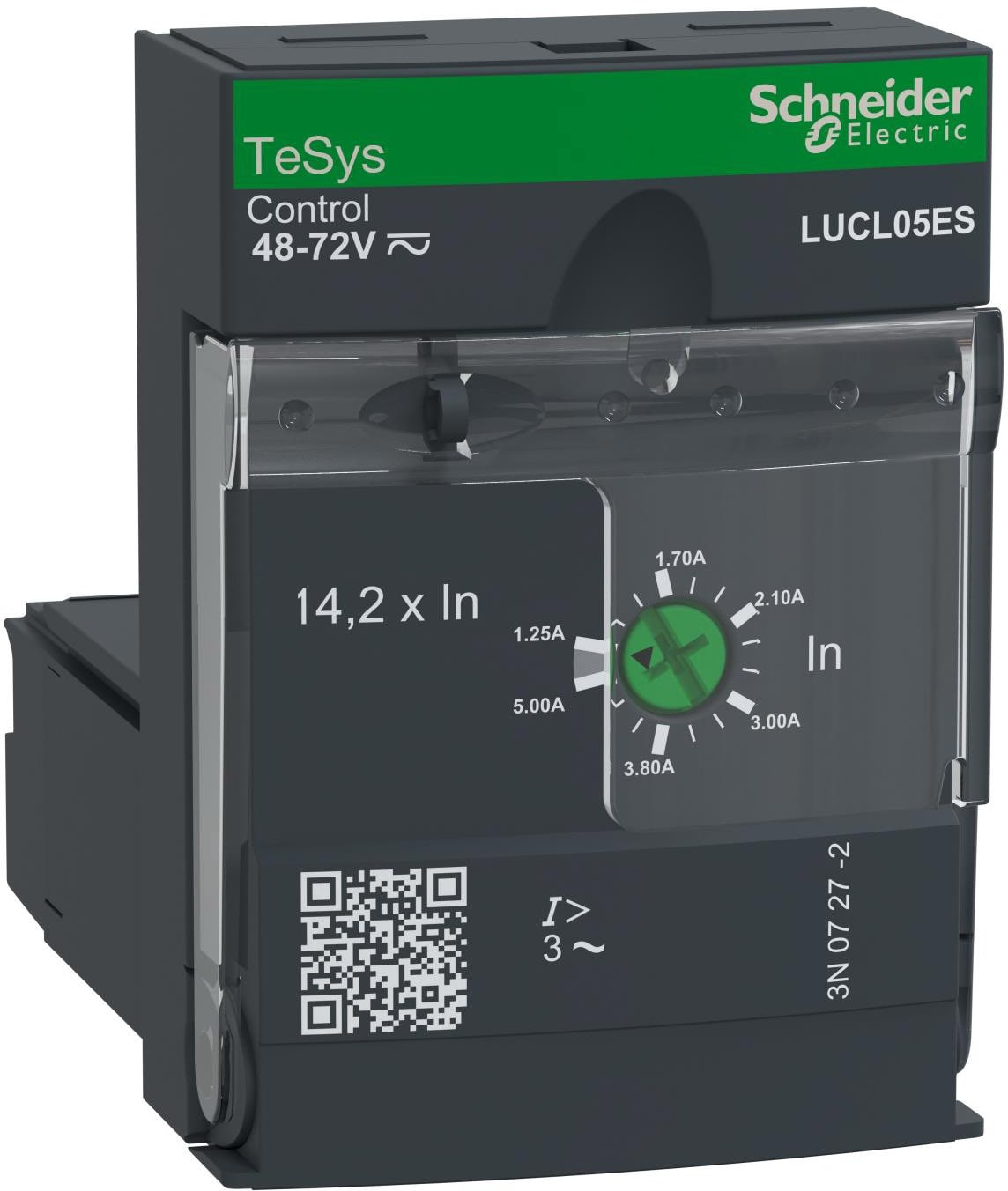 Schneider Electric - TeSys U - unité de contrôle magnétique protection - 1,25A à 5A - 48V à 72V