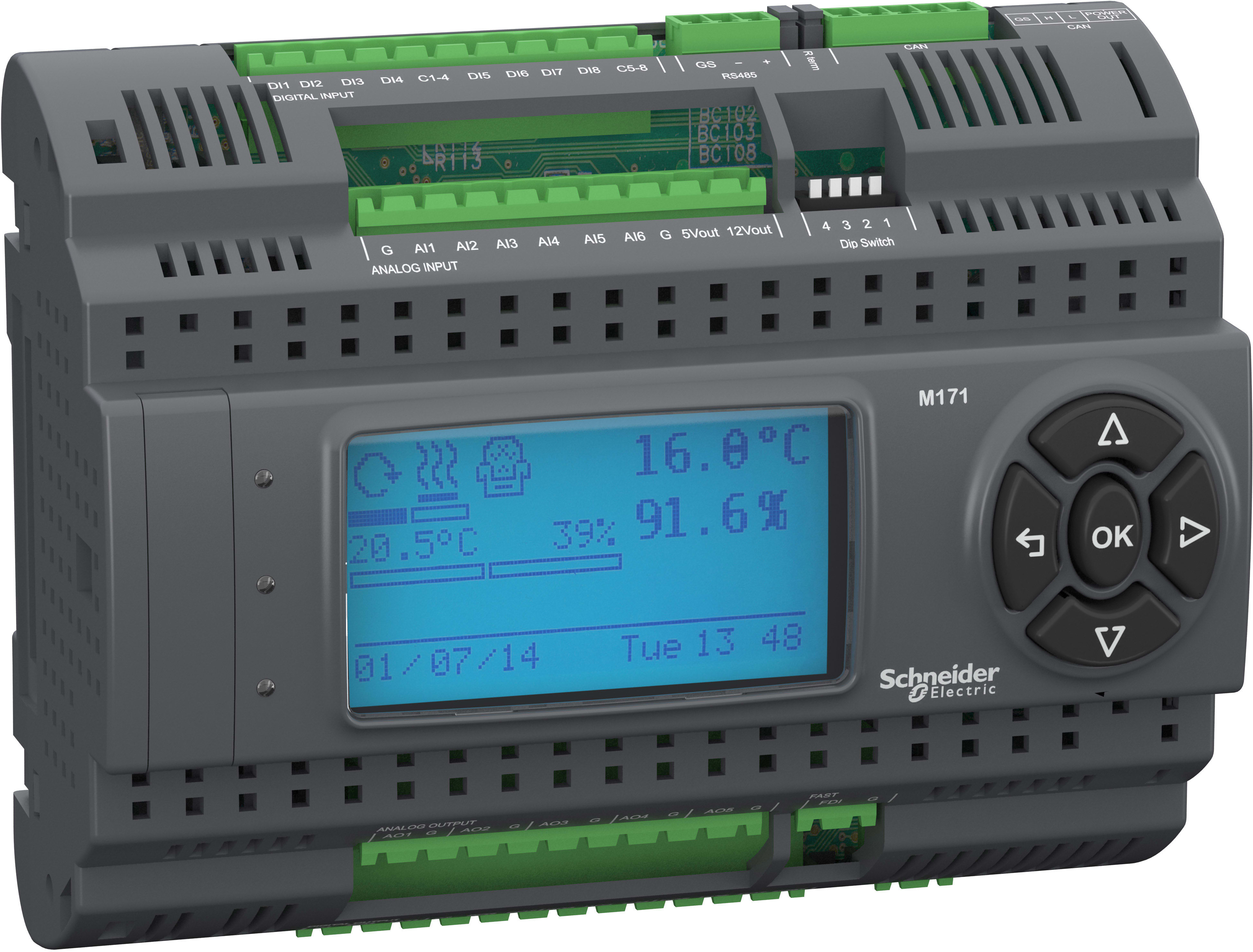 Schneider Electric - Modicon M171 - M172 - contrôleur programmable - 27 entrées/sorties - av. affich.