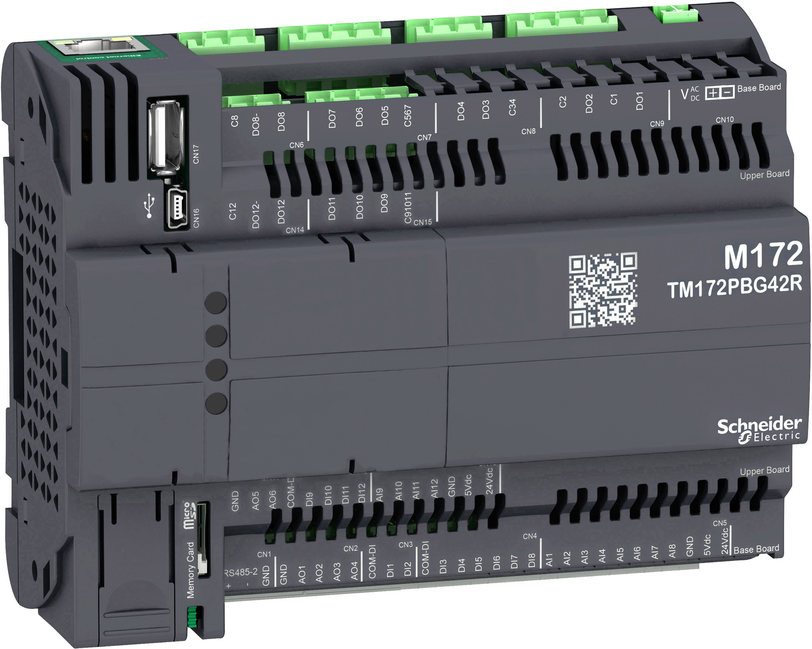 Schneider Electric - Modicon M171 - M172 - contrôleur programmable - 42 entrées/sorties -ss afficheur