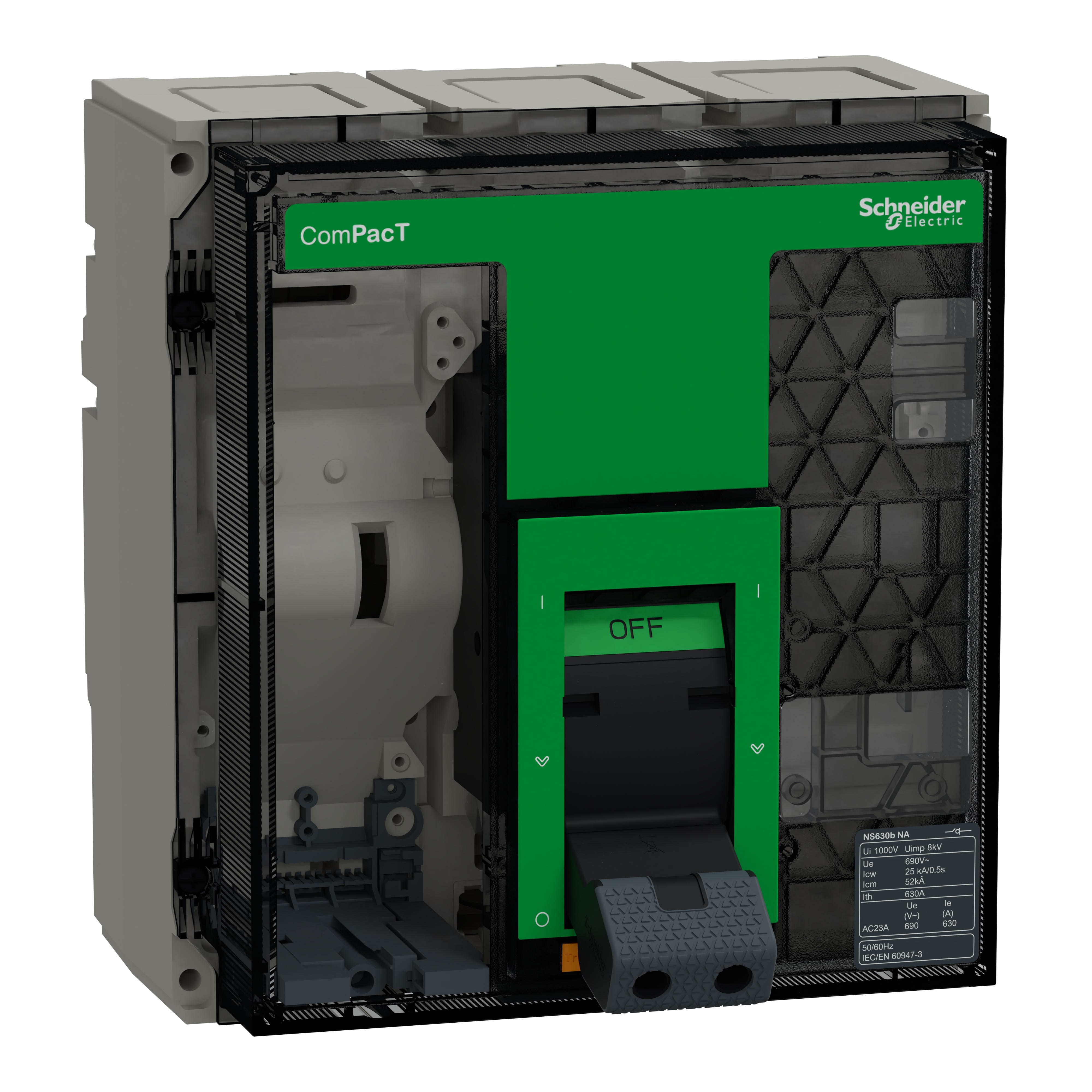 Schneider Electric - ComPacT NS630NA - bloc interrupteur sans déclencheur - 3P - fixe - manuel