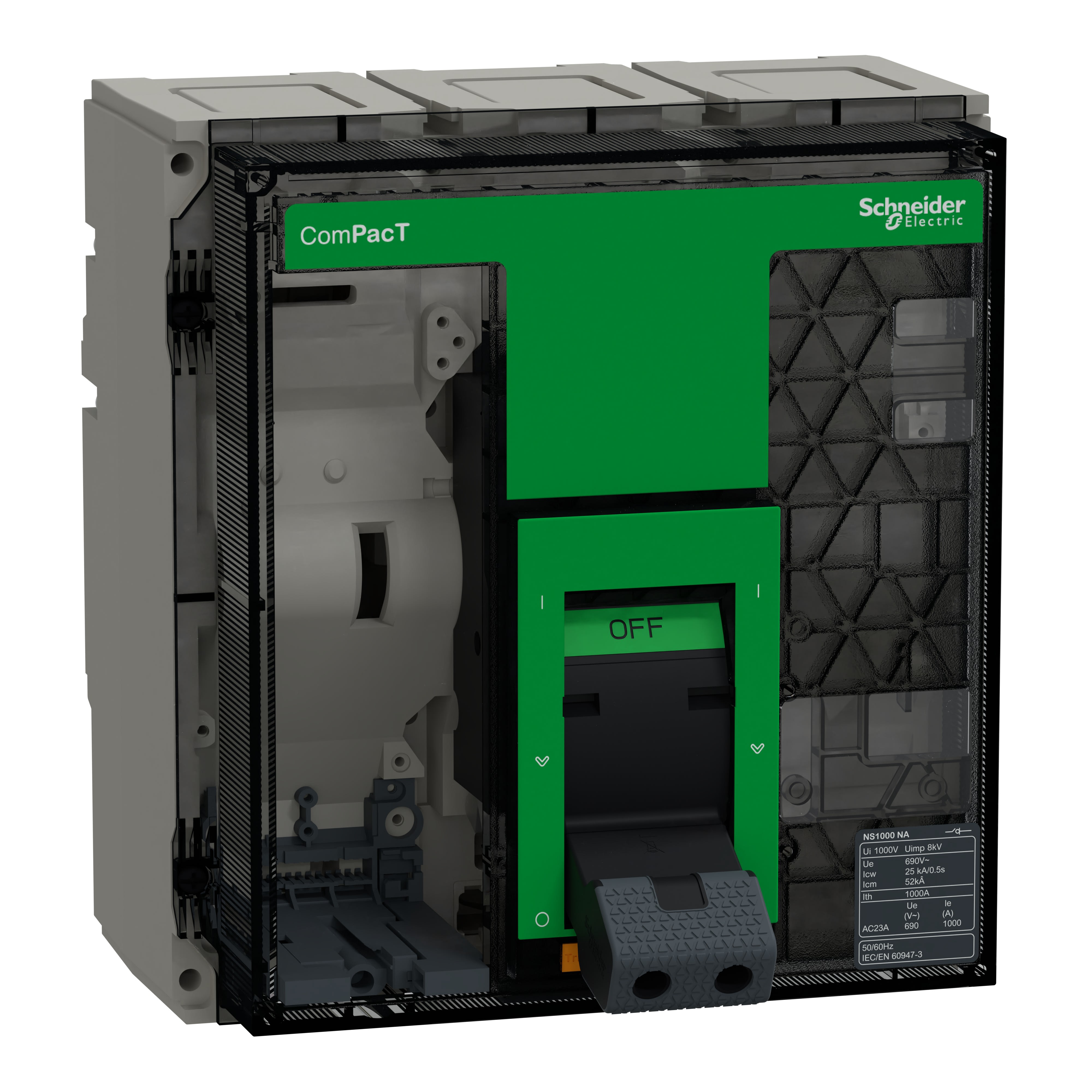 Schneider Electric - ComPacT NS1000NA - bloc interrupteur sans déclencheur - 3P - fixe - manuel