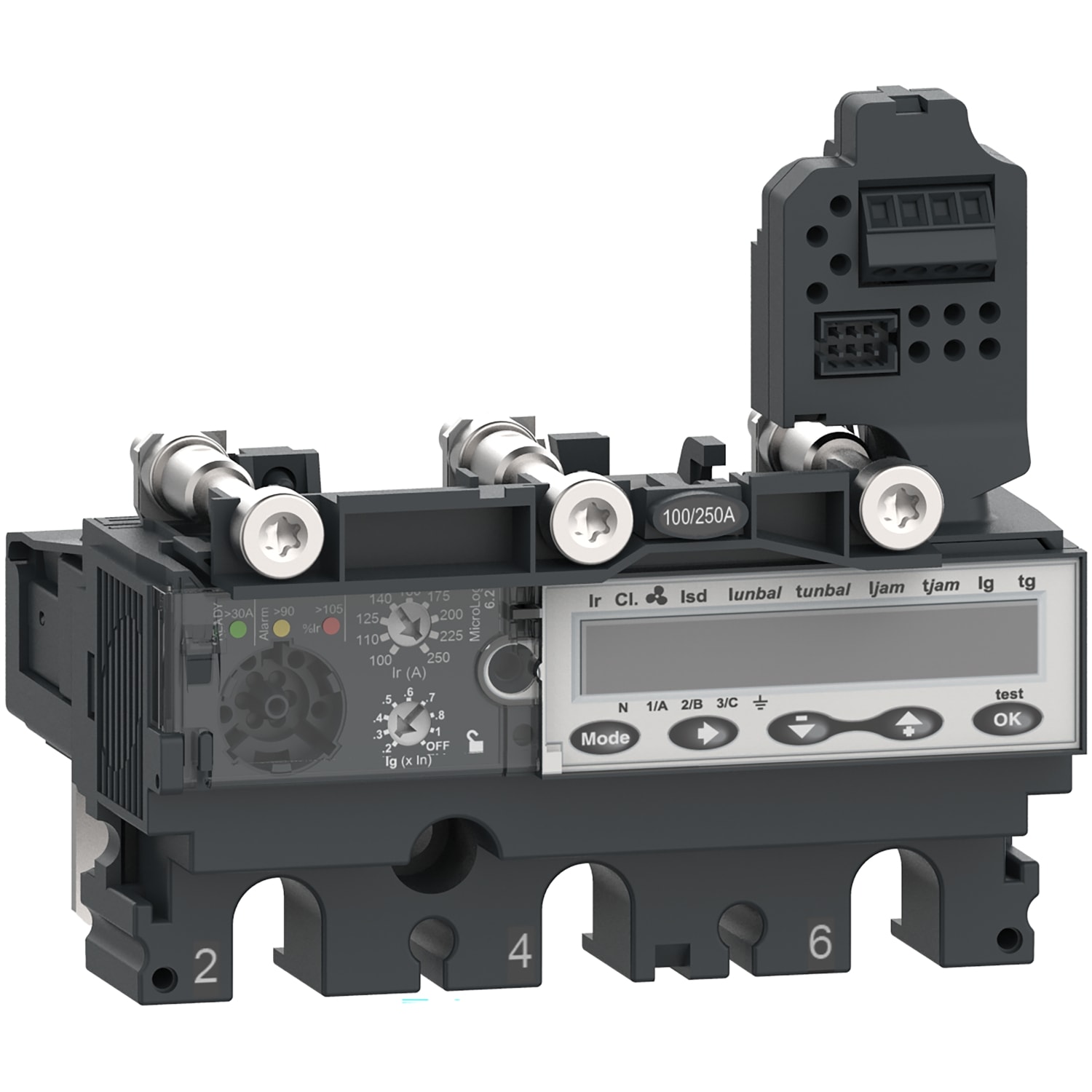Schneider Electric - ComPacT NSX - Déclencheur MicroLogic 6.2E 100A - 3P3D pour NSX100-250