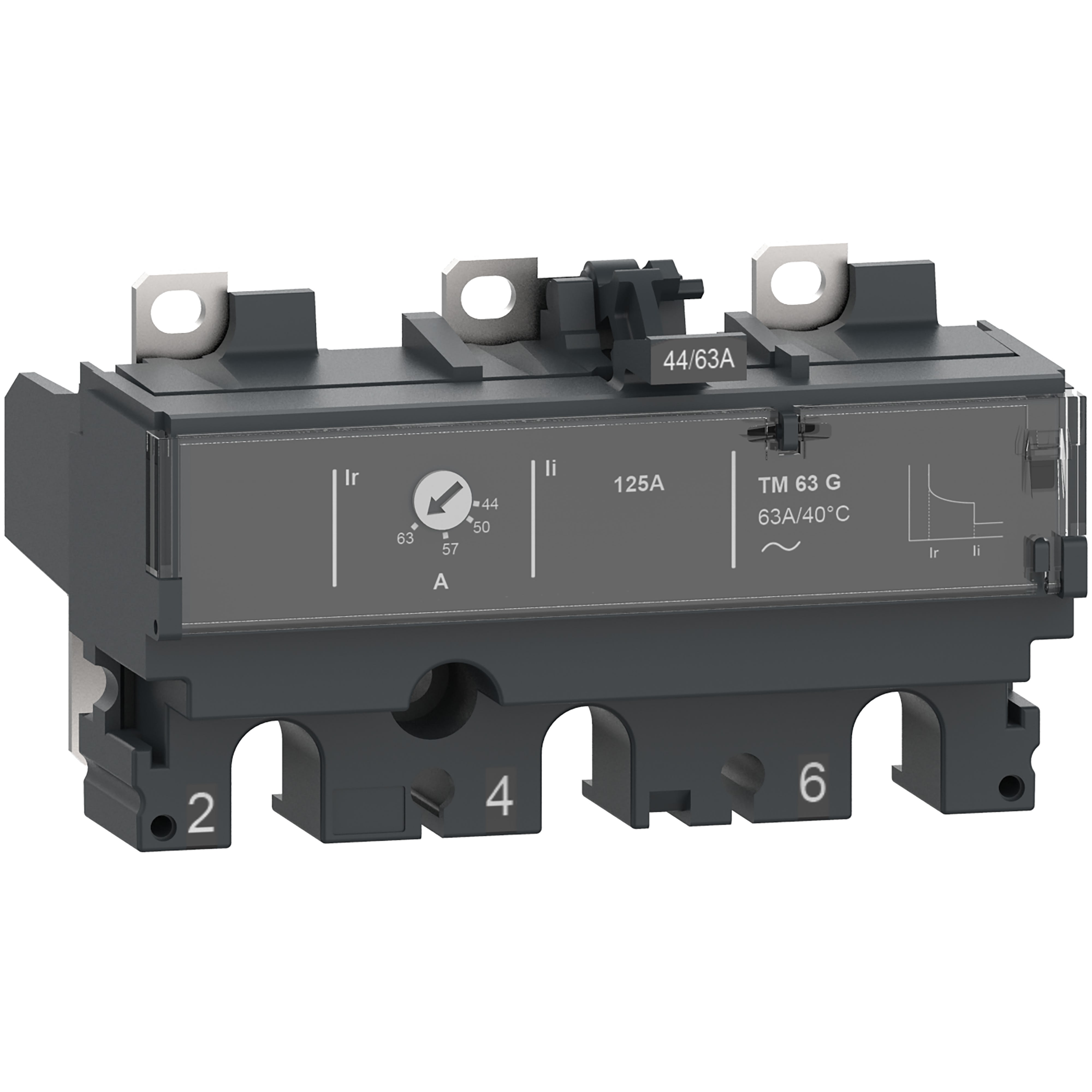 Schneider Electric - ComPacT NSX - Déclencheur magnéto-thermique TM-G 40A - 3P3D pour NSX100