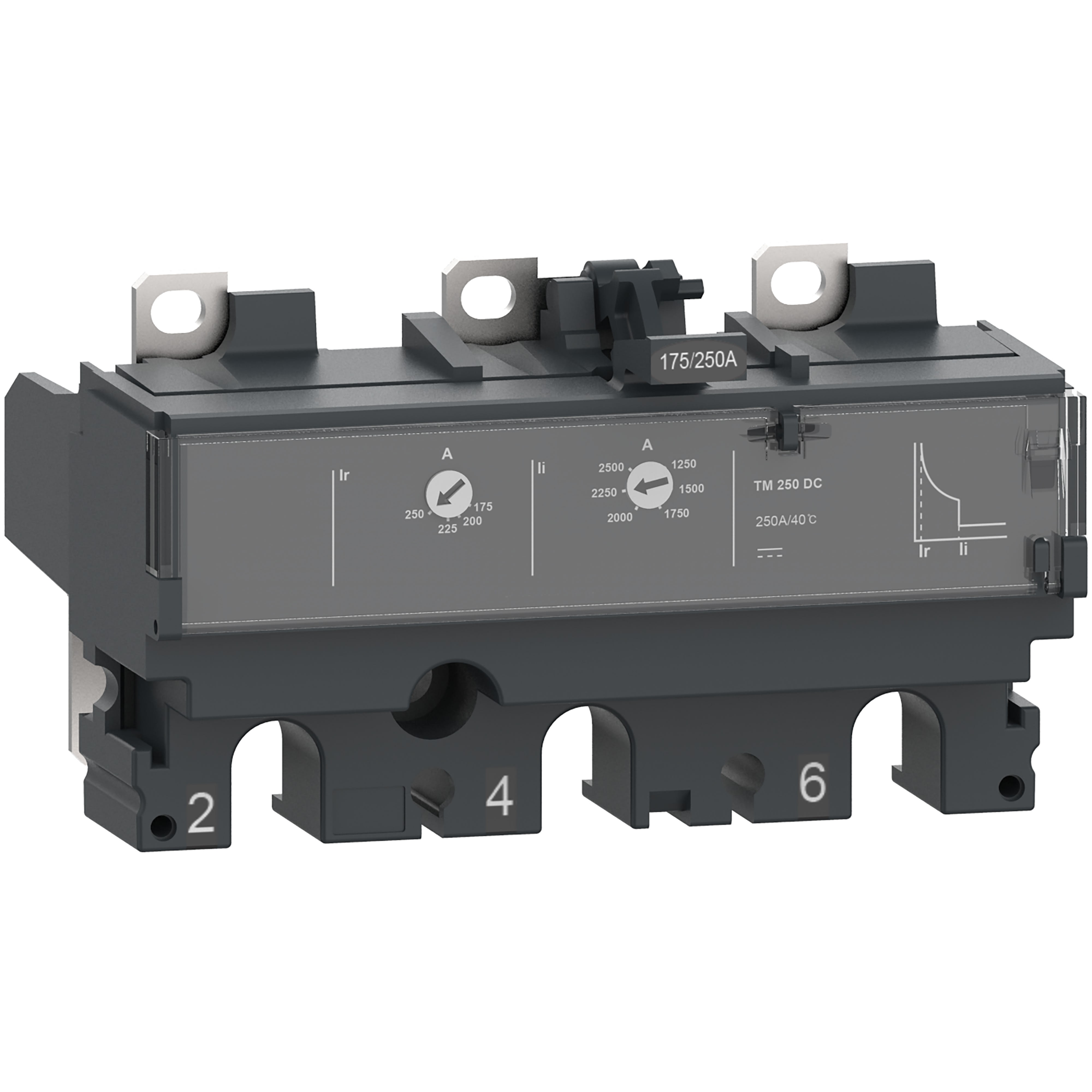 Schneider Electric - ComPacT NSX - Déclencheur magnéto-thermique TM-DC 100A - 3P3D pour NSX100DC