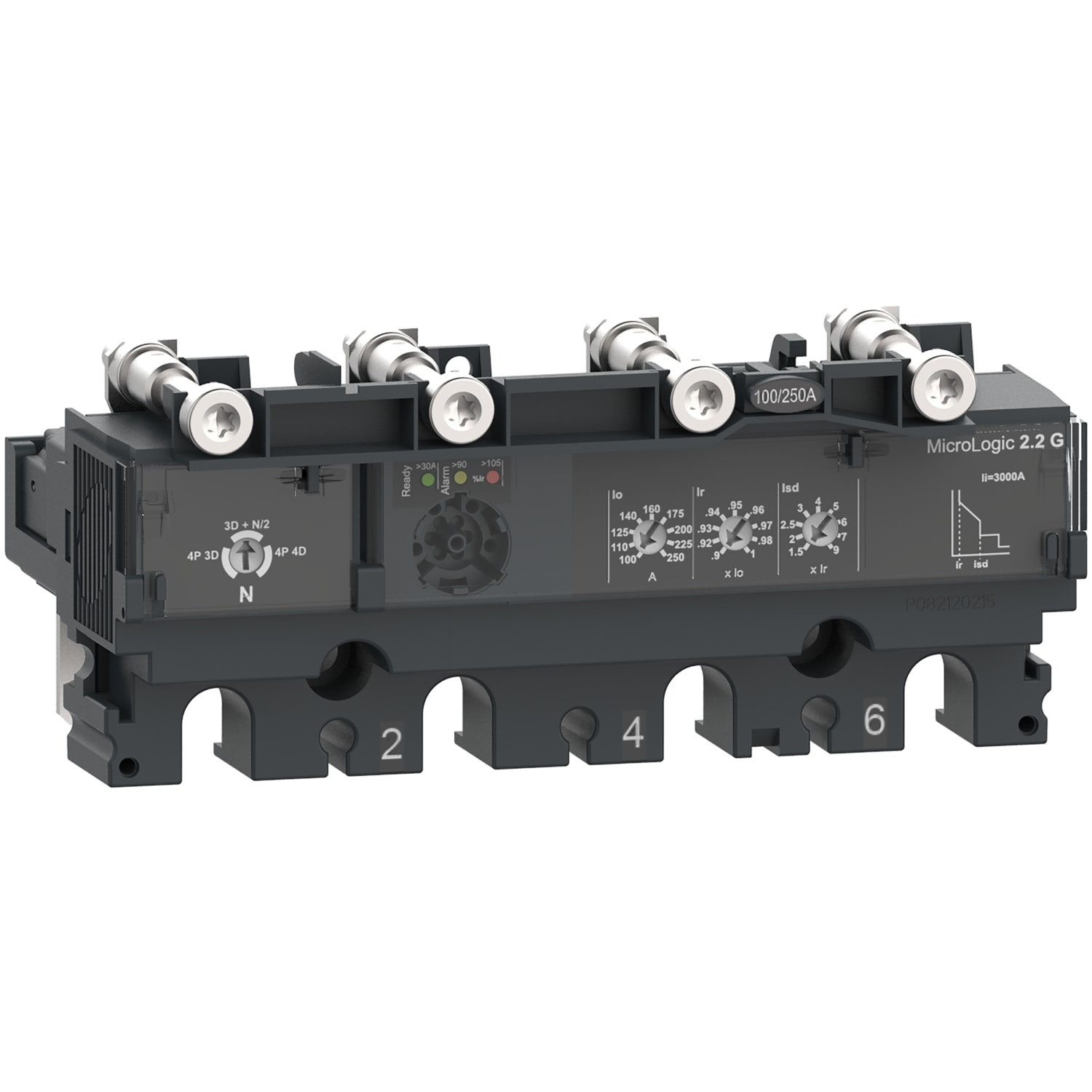 Schneider Electric - ComPacT NSX - Déclencheur MicroLogic 2.2G 40A - 4P4D pour NSX100-250