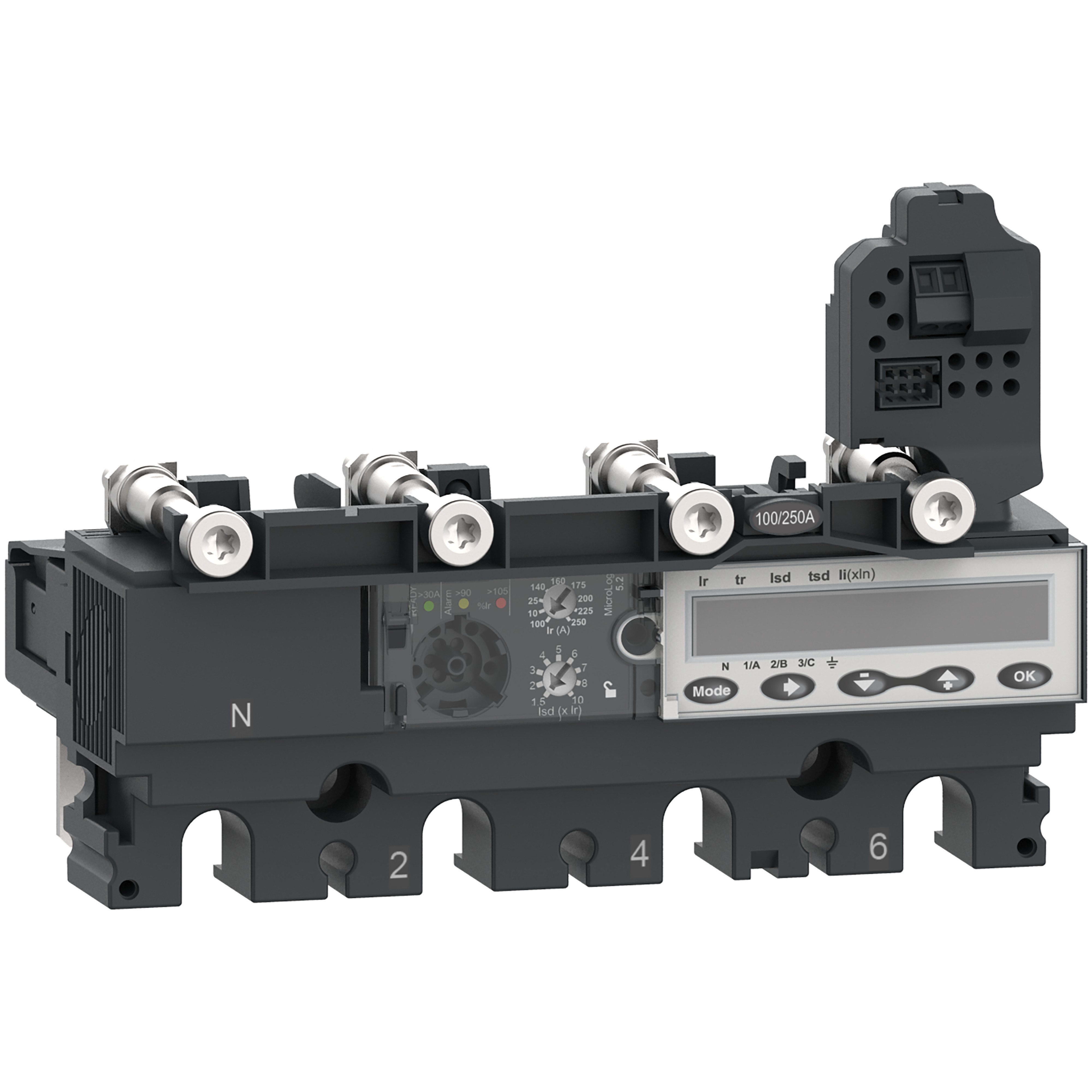 Schneider Electric - ComPacT NSX - Déclencheur MicroLogic 5.2E 40A - 4P4D pour NSX100-250