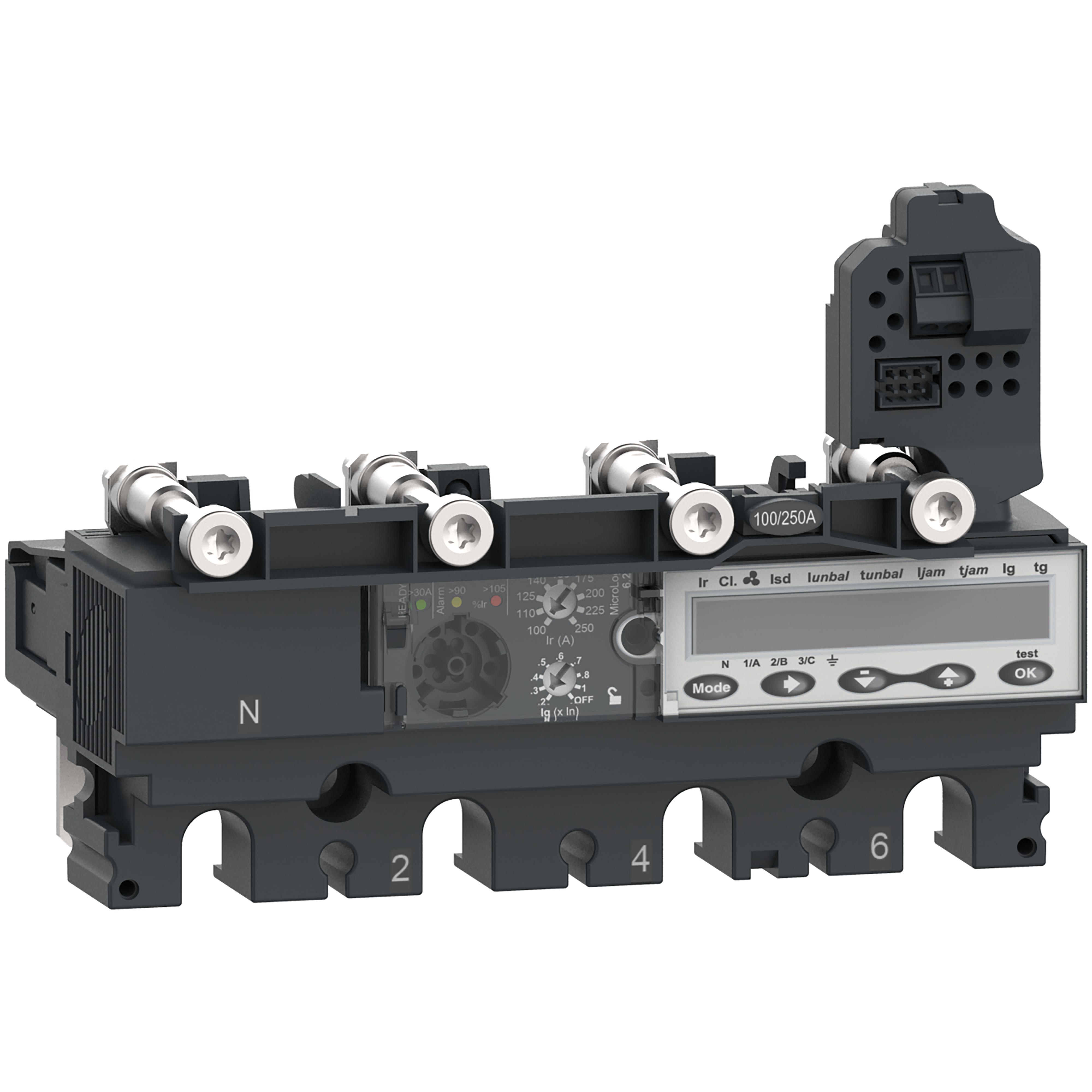 Schneider Electric - ComPacT NSX - Déclencheur MicroLogic 6.2E 250A - 4P4D pour NSX250