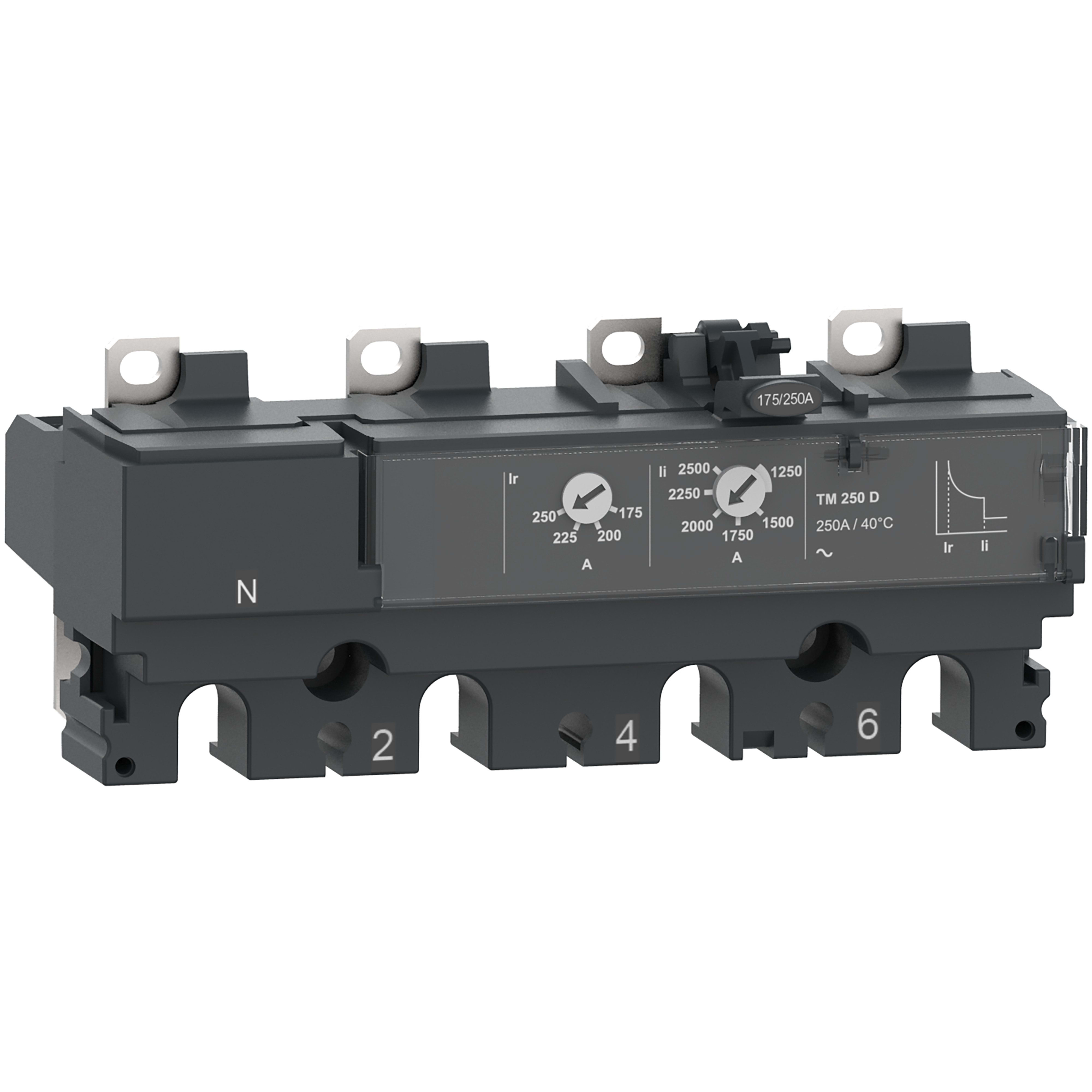 Schneider Electric - ComPacT NSX - Déclencheur magnéto-thermique - TM-D 160A - 4P4D pour NSX250