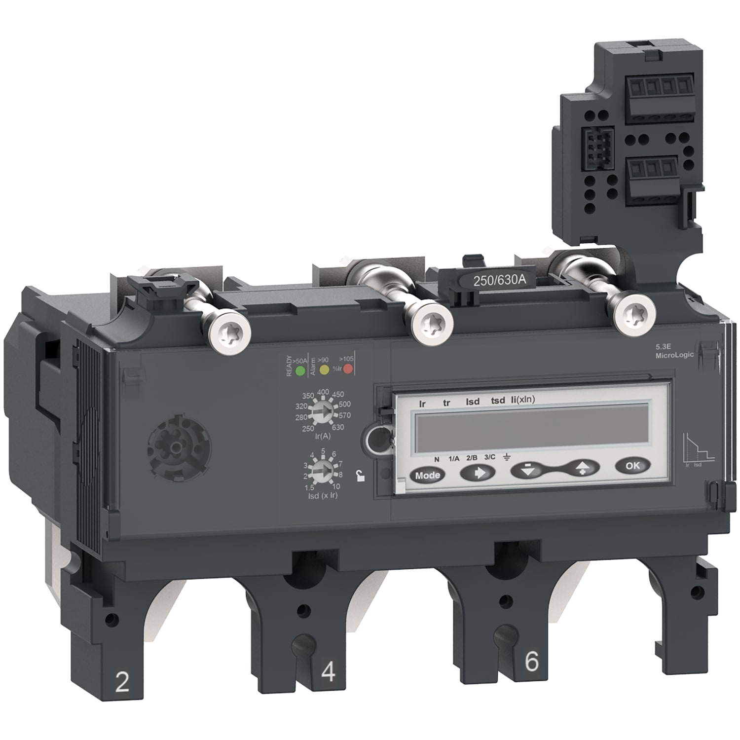 Schneider Electric - ComPacT NSX - Déclencheur MicroLogic 5.3 E 630A - 3P3D pour NSX630