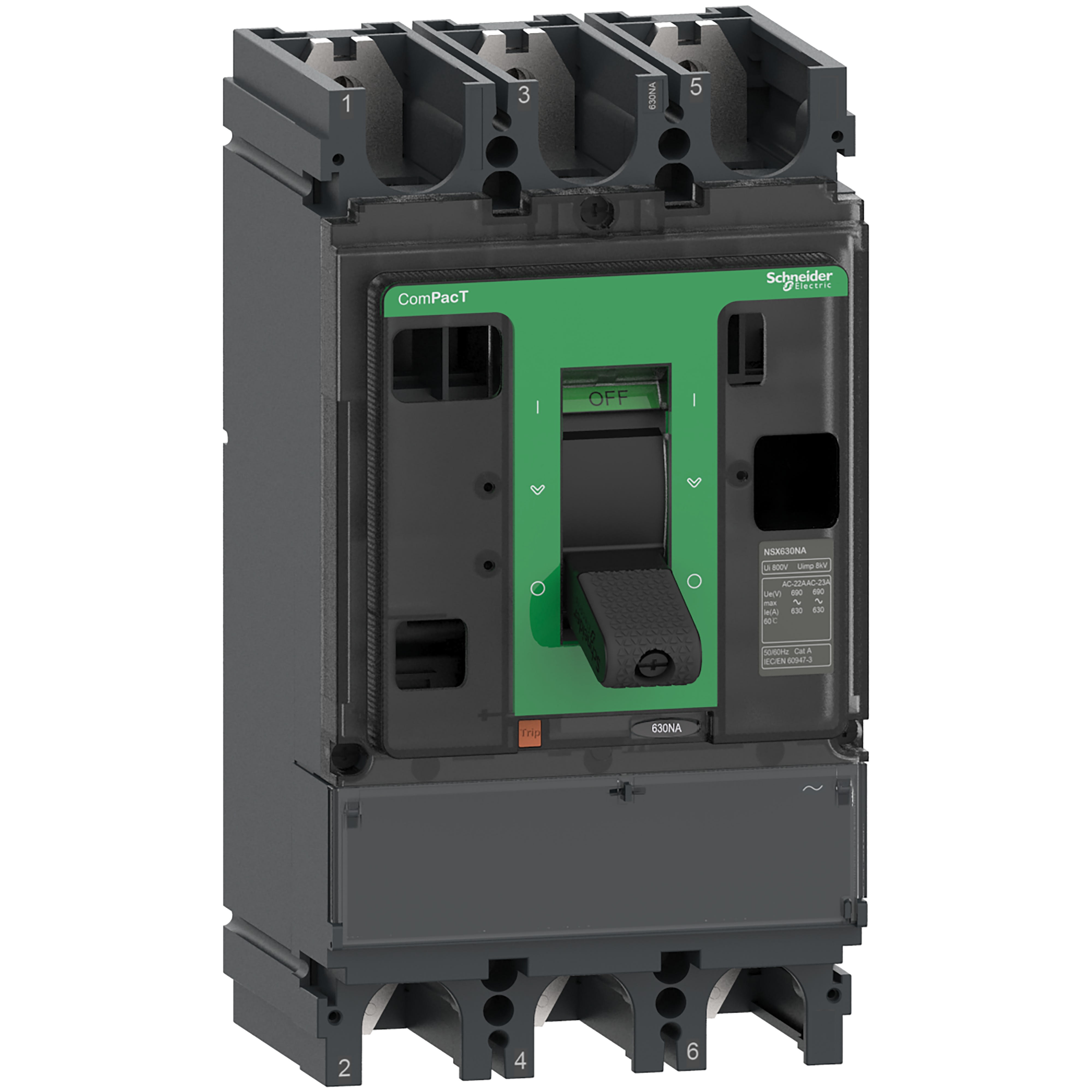 Schneider Electric - ComPacT NSX400NA - Interrupteur-sectionneur - 400A - 3P