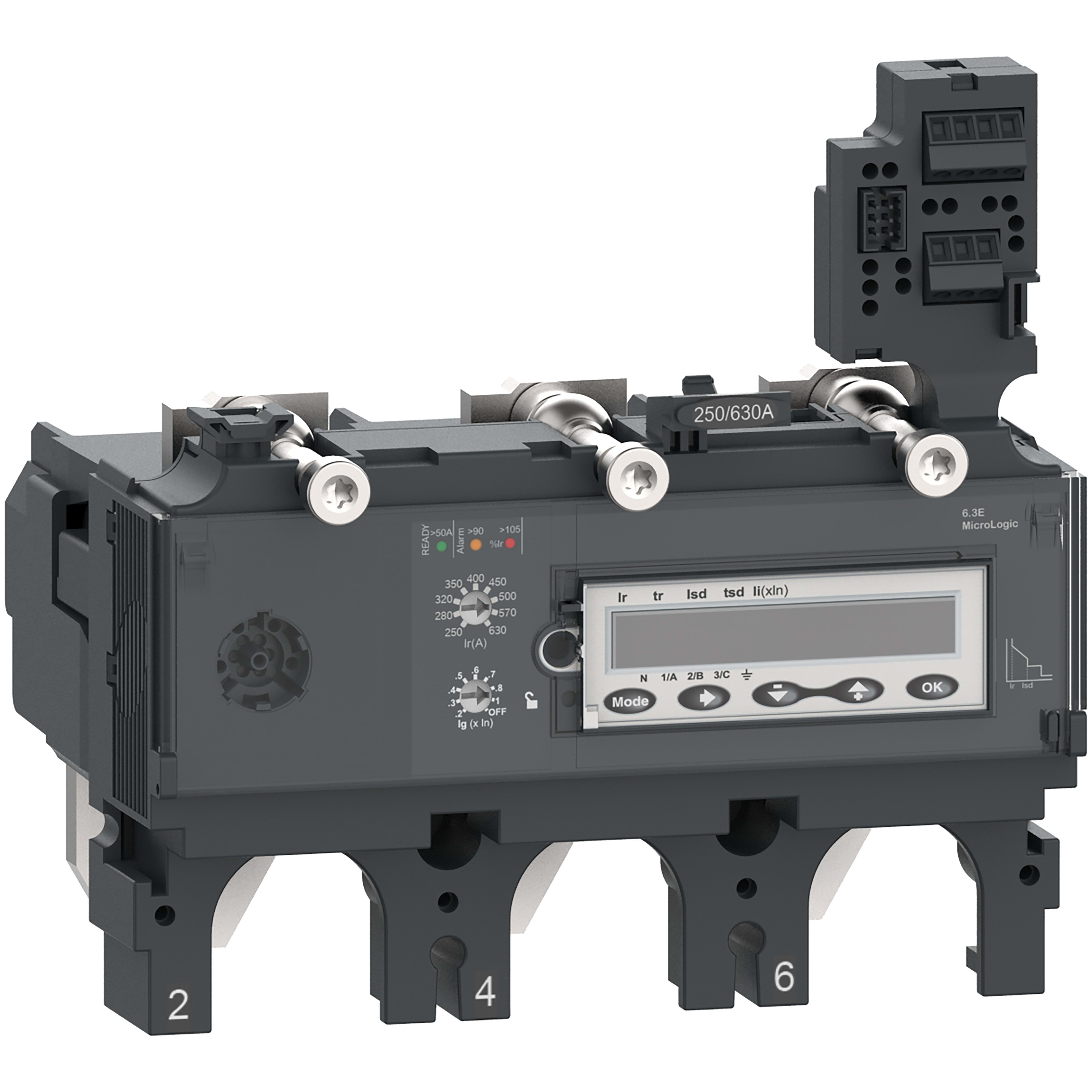 Schneider Electric - ComPacT NSX - Déclencheur MicroLogic 6.3 E-M 320A - 3P3D pour NSX400-630