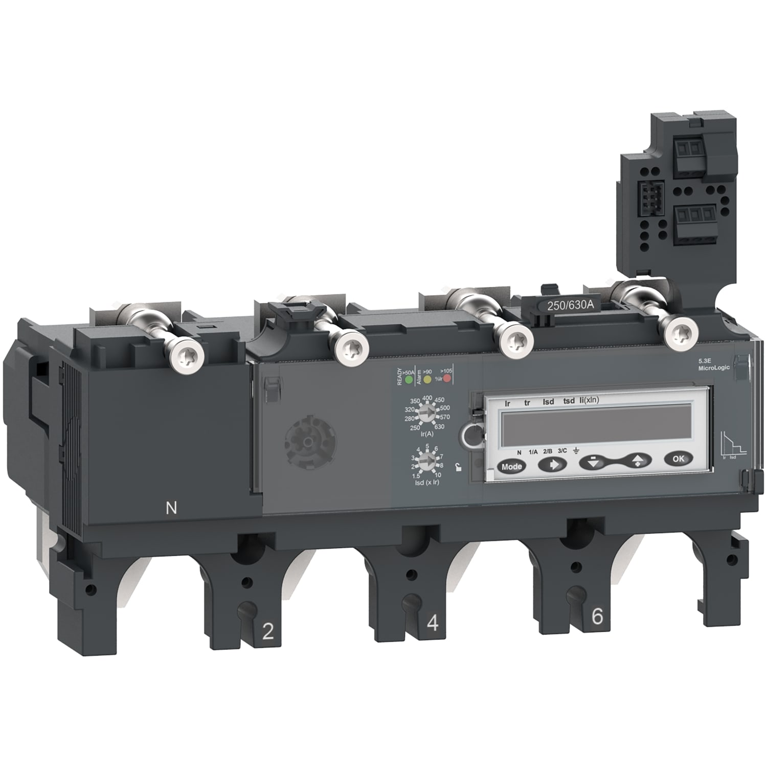 Schneider Electric - ComPacT NSX - Déclencheur MicroLogic 5.3 E 630A - 4P4D pour NSX630