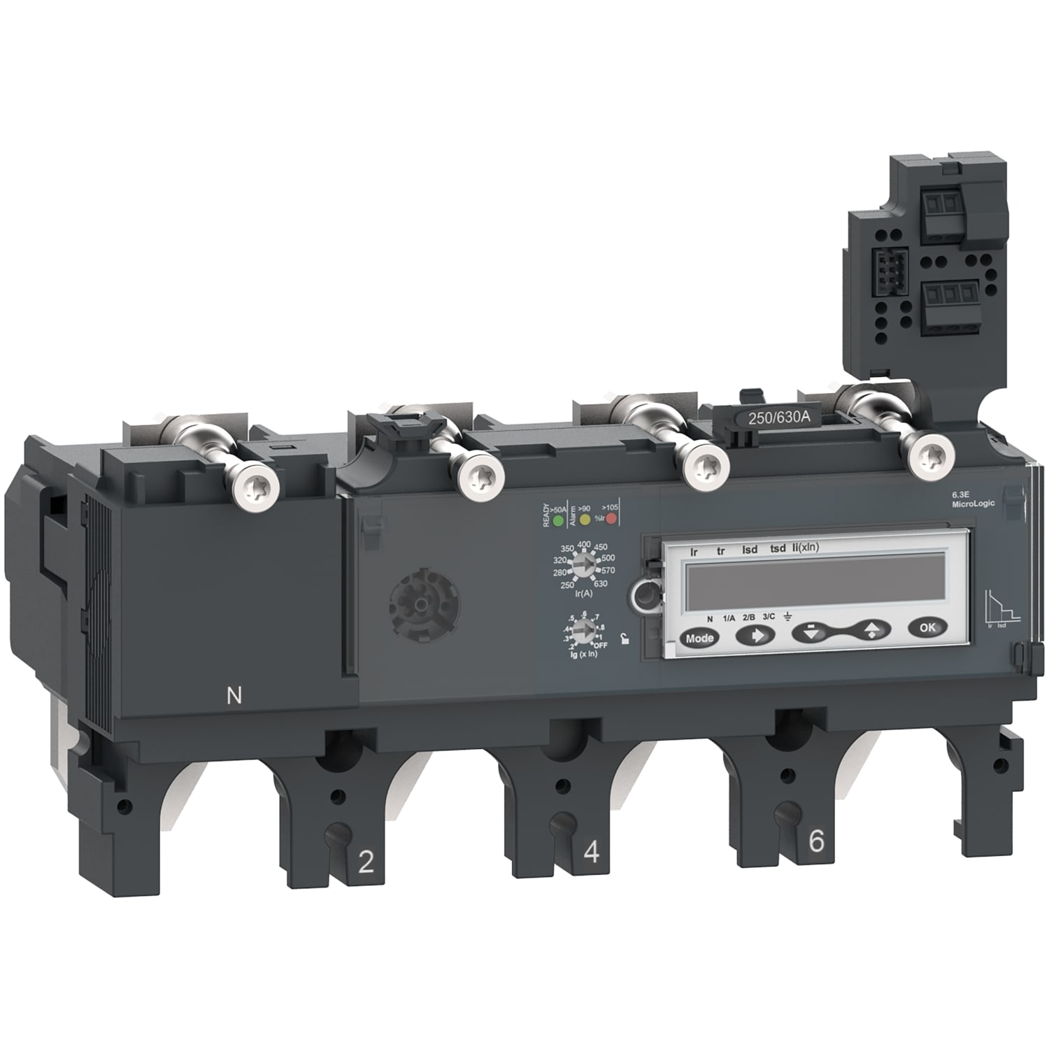Schneider Electric - ComPacT NSX - Déclencheur MicroLogic 6.3 E 400A - 4P4D pour NSX400