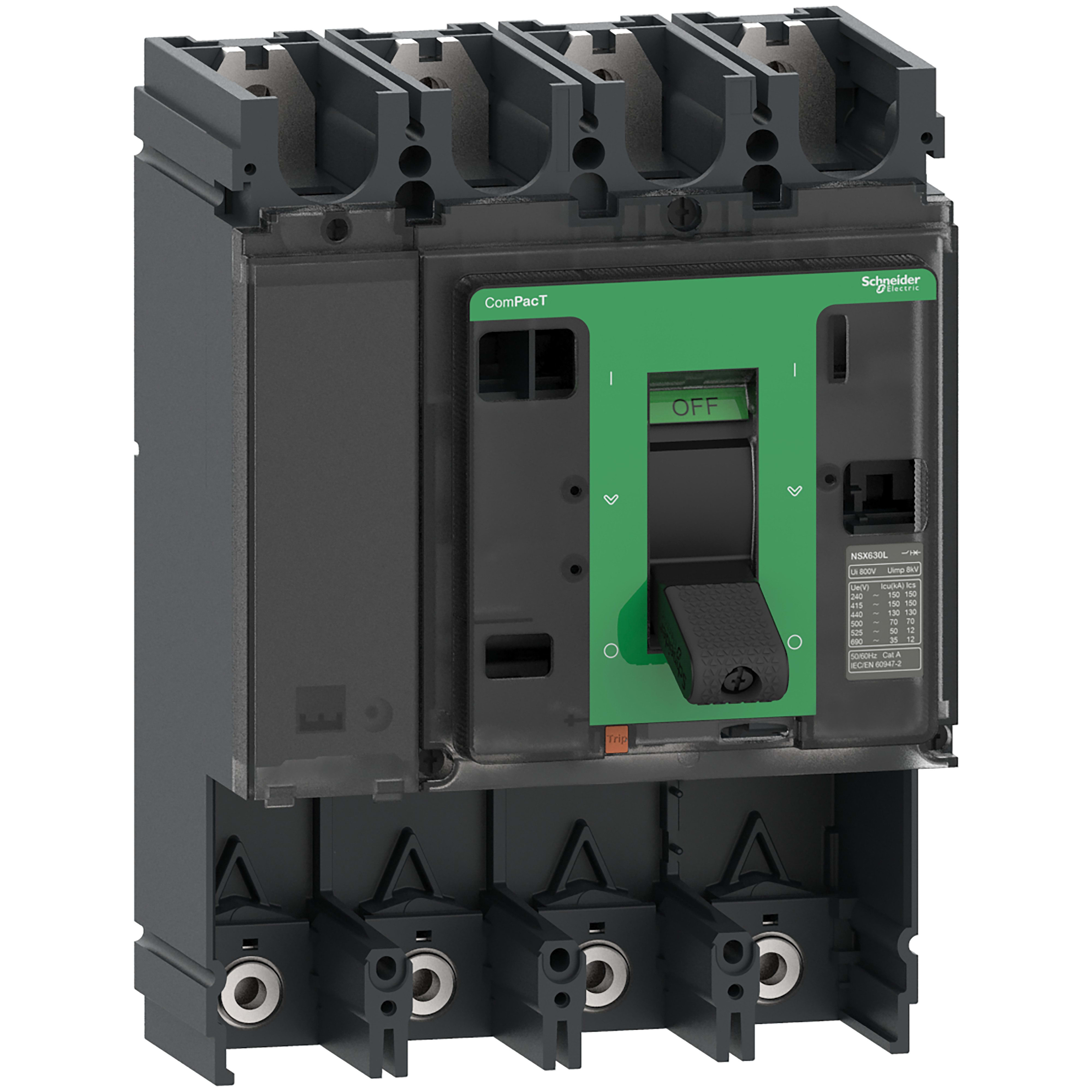 Schneider Electric - ComPacT NSX400S - Bloc de coupure sans déclencheur - 400A - 4P - 100kA